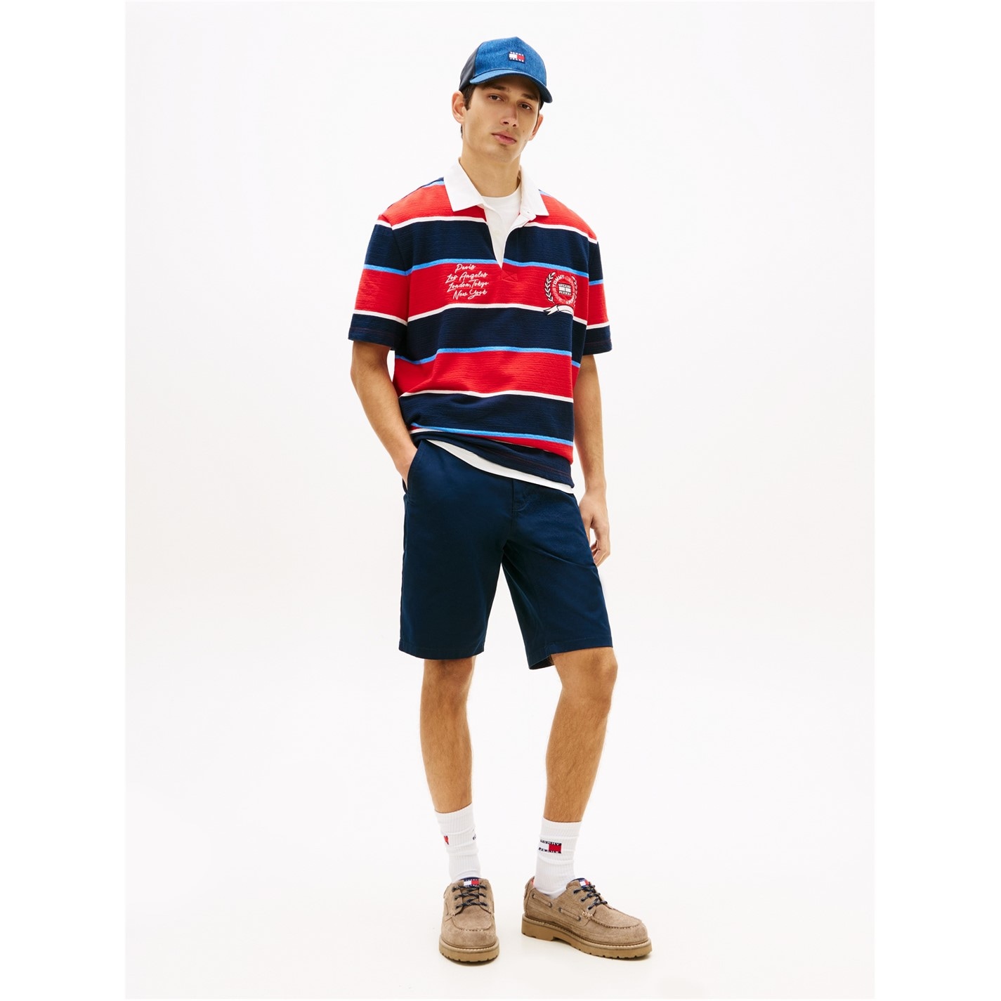 Kraťasy Tommy Jeans Dark Night Navy 9516914 Men's Chino Shorts - 4