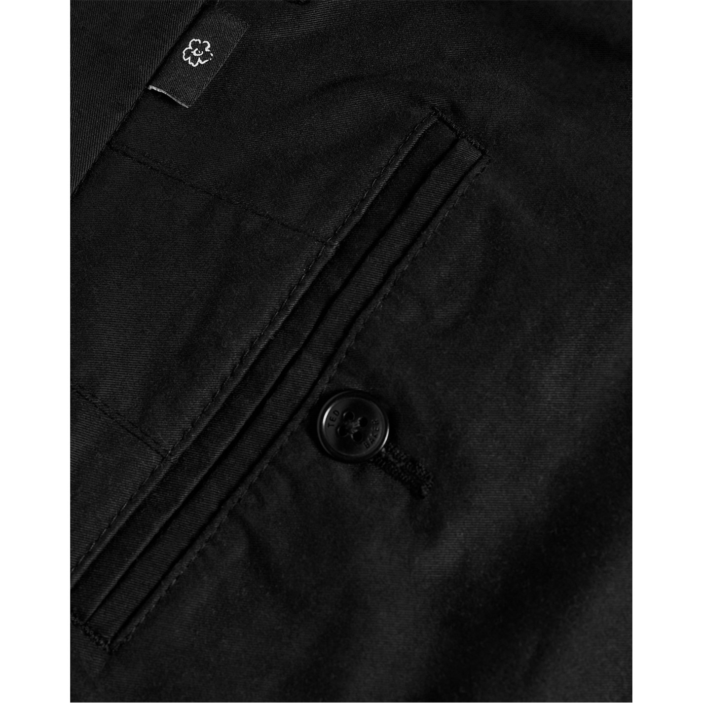 Kraťasy Ted Baker Black 7120077 Men's Chino Shorts - 4