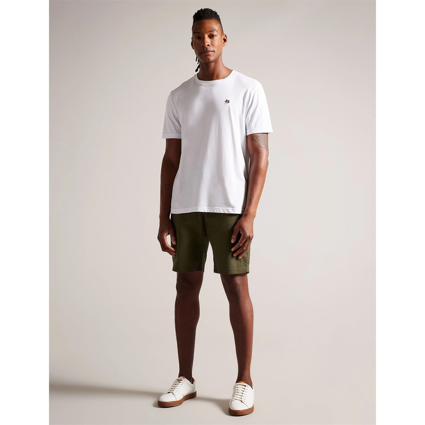 Kraťasy Ted Baker Khaki 2893675 Men's Chino Shorts - 6