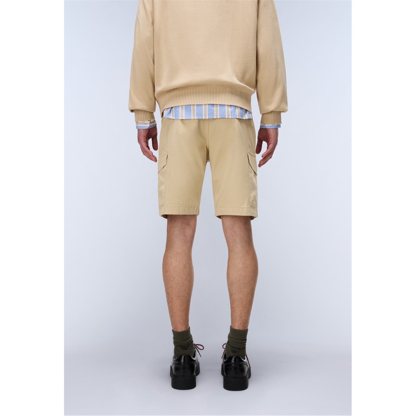 Kraťasy Napapijri Beige 2112552 Napa Deline Cargo Short Mens - 4
