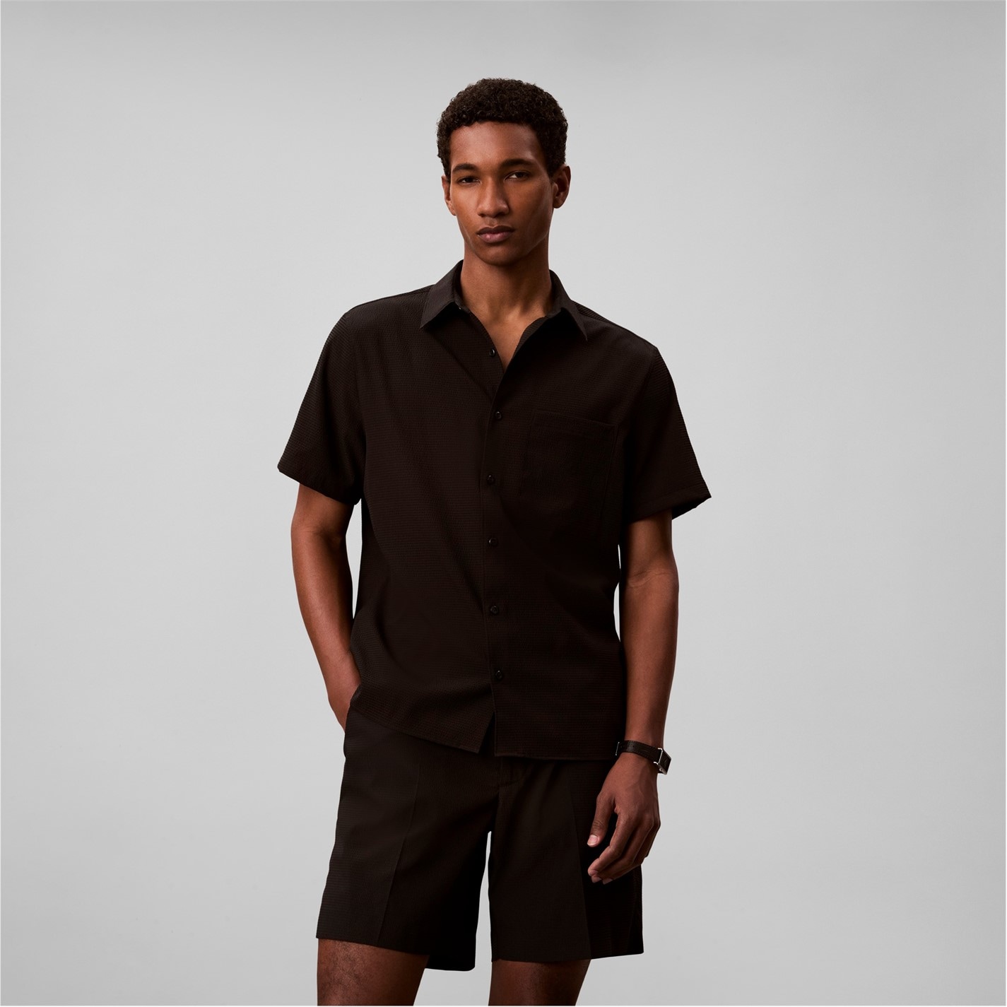 Kraťasy Calvin Klein Black 5984776 Men's Chino Shorts - 1