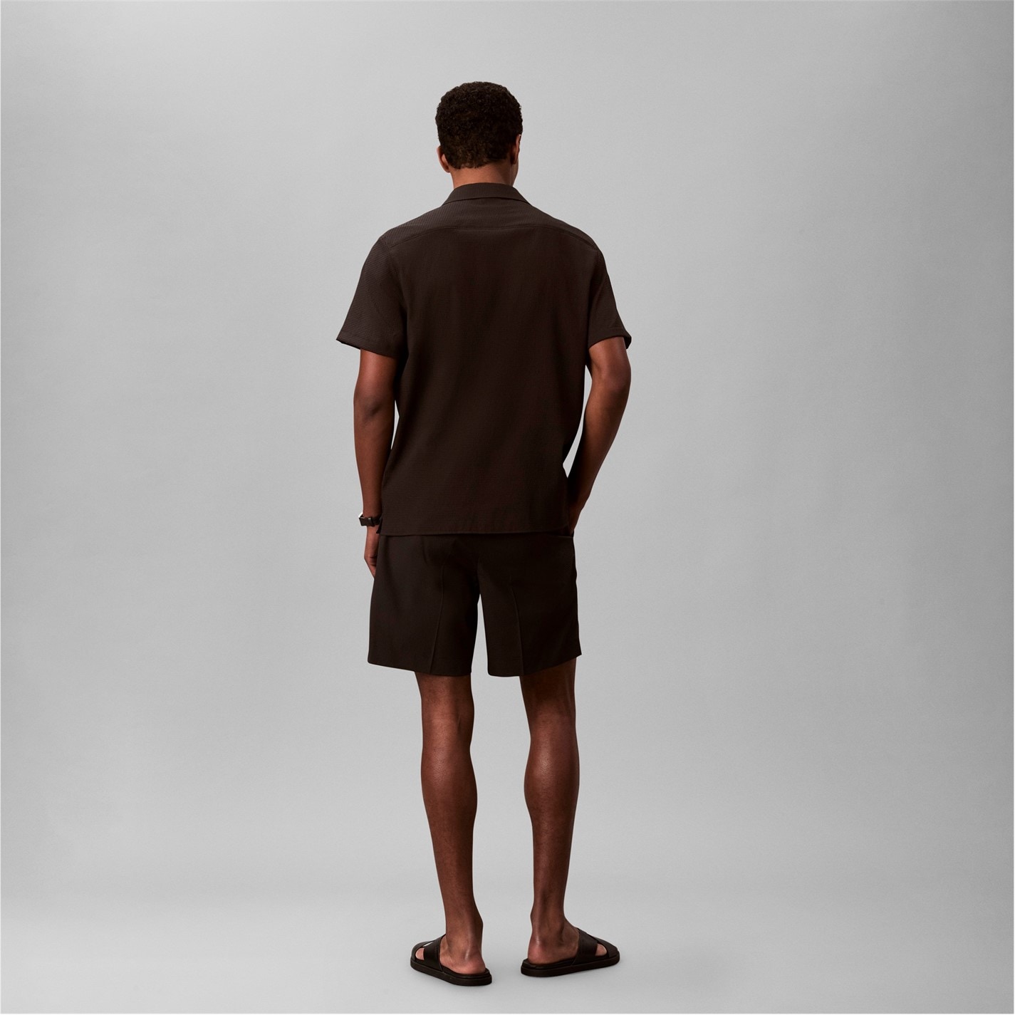 Kraťasy Calvin Klein Black 5984776 Men's Chino Shorts - 5