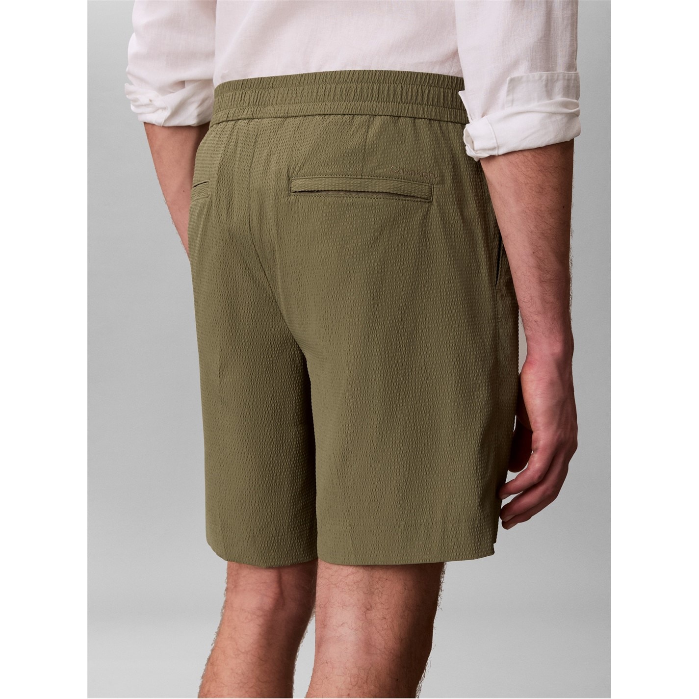 Kraťasy Calvin Klein D Lichen Green 2743763 Men's Chino Shorts - 3