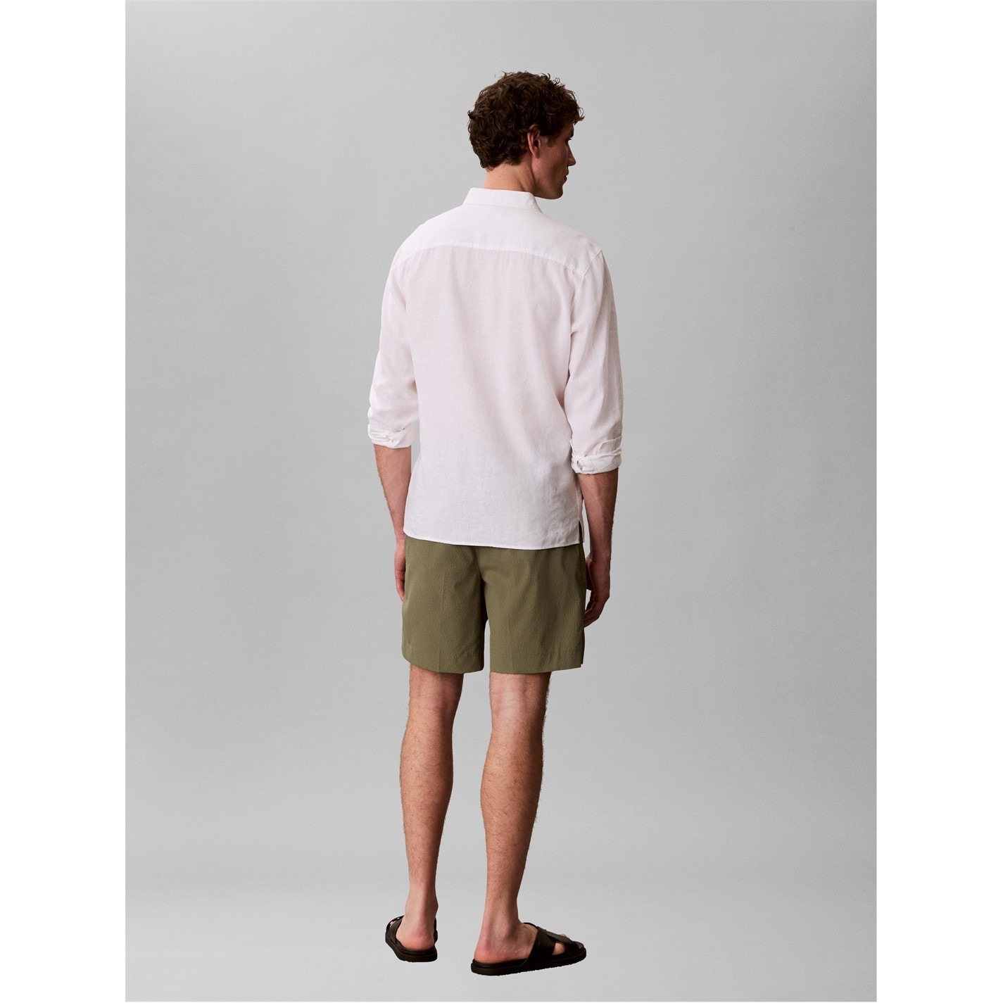 Kraťasy Calvin Klein D Lichen Green 2743763 Men's Chino Shorts - 6