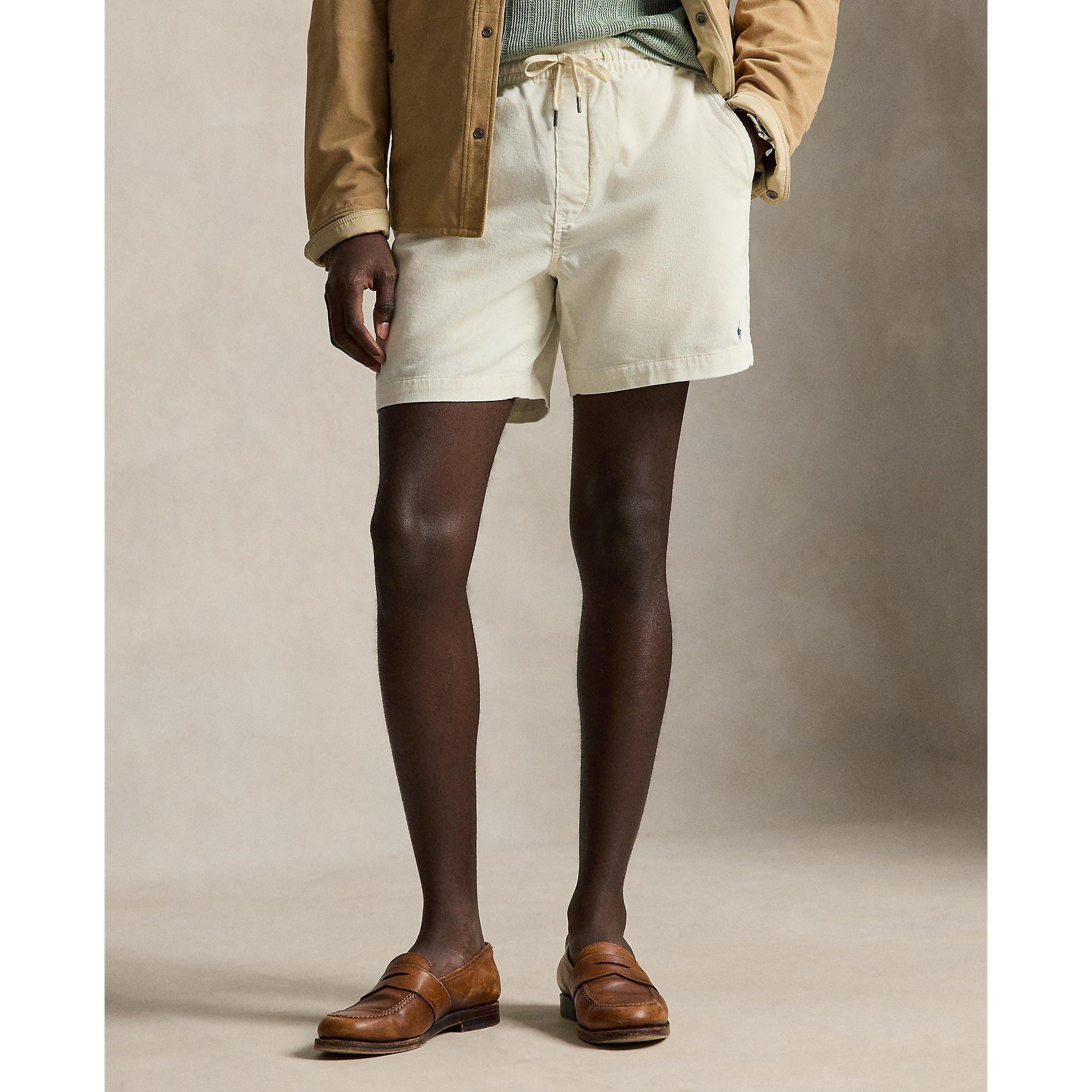 Kraťasy POLO RALPH LAUREN Warm White 5534778 Prepster Corduroy Shorts - 2