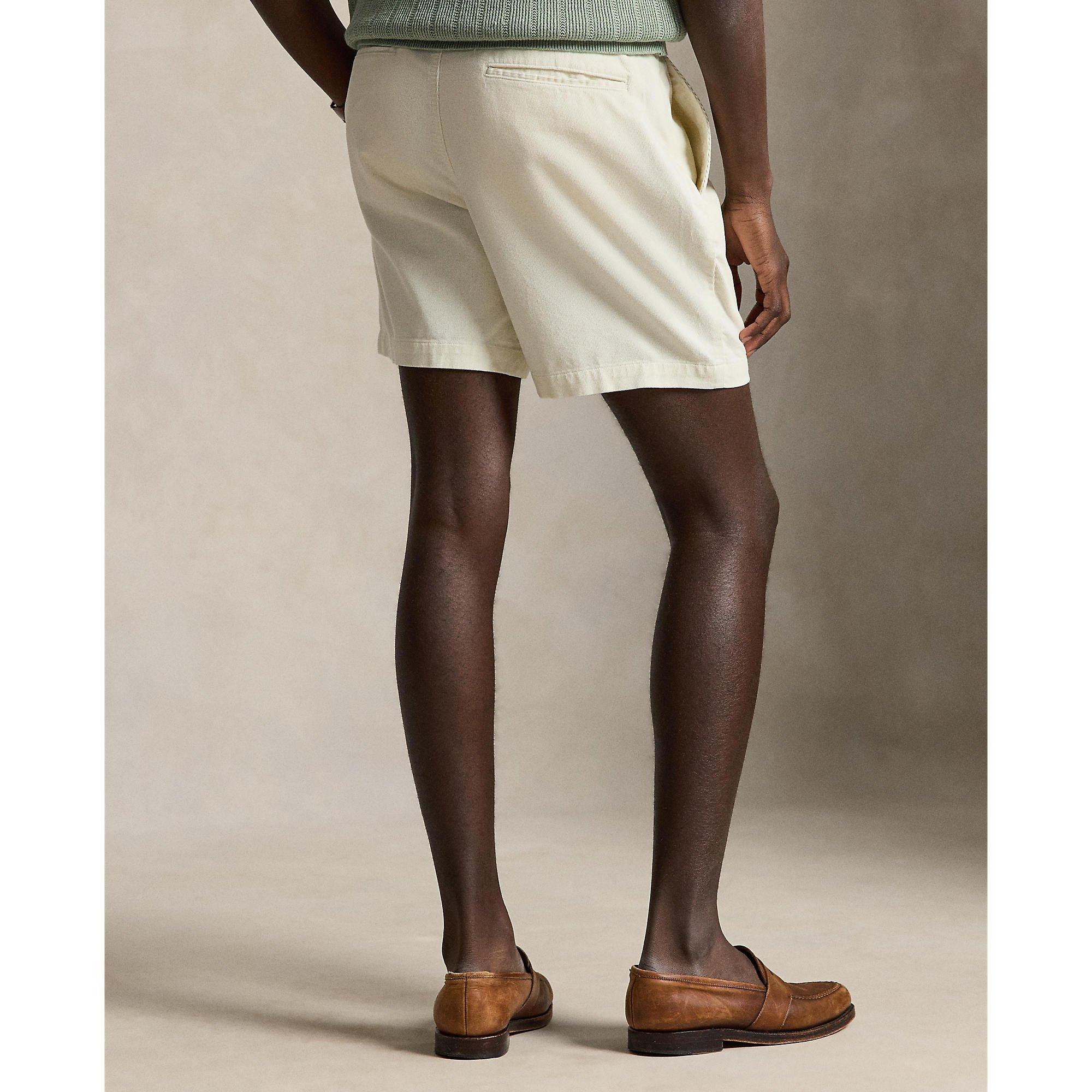 Kraťasy POLO RALPH LAUREN Warm White 5534778 Prepster Corduroy Shorts - 3