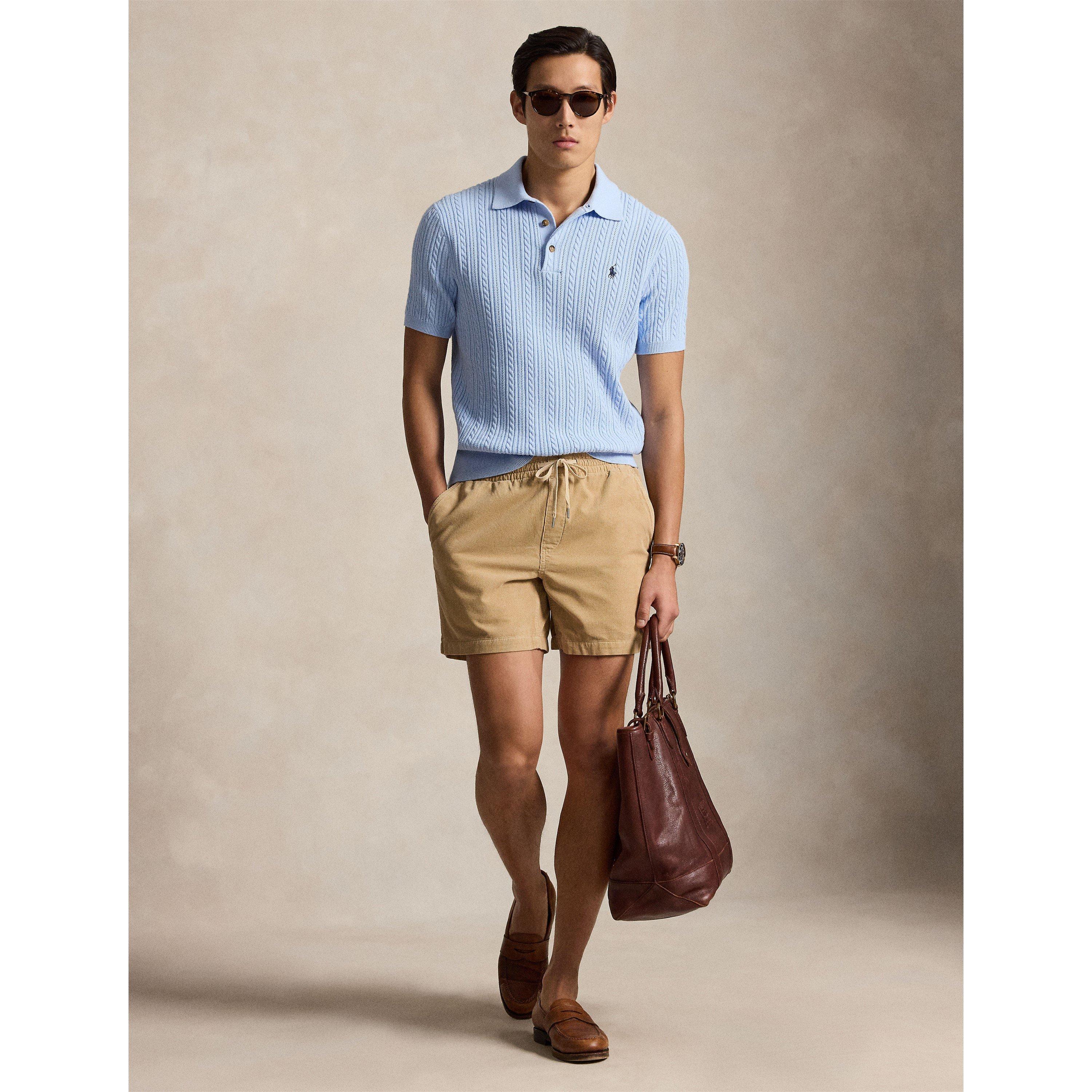 Kraťasy POLO RALPH LAUREN Vintage Khaki 458296 Prepster Corduroy Shorts - 5