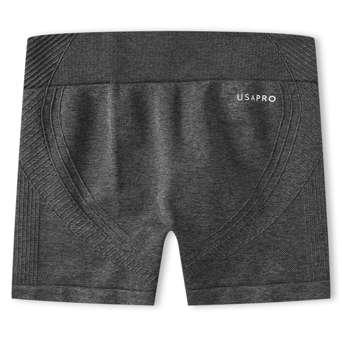 USA Pro Charcoal 4361560 Junior Seamless Short - 1