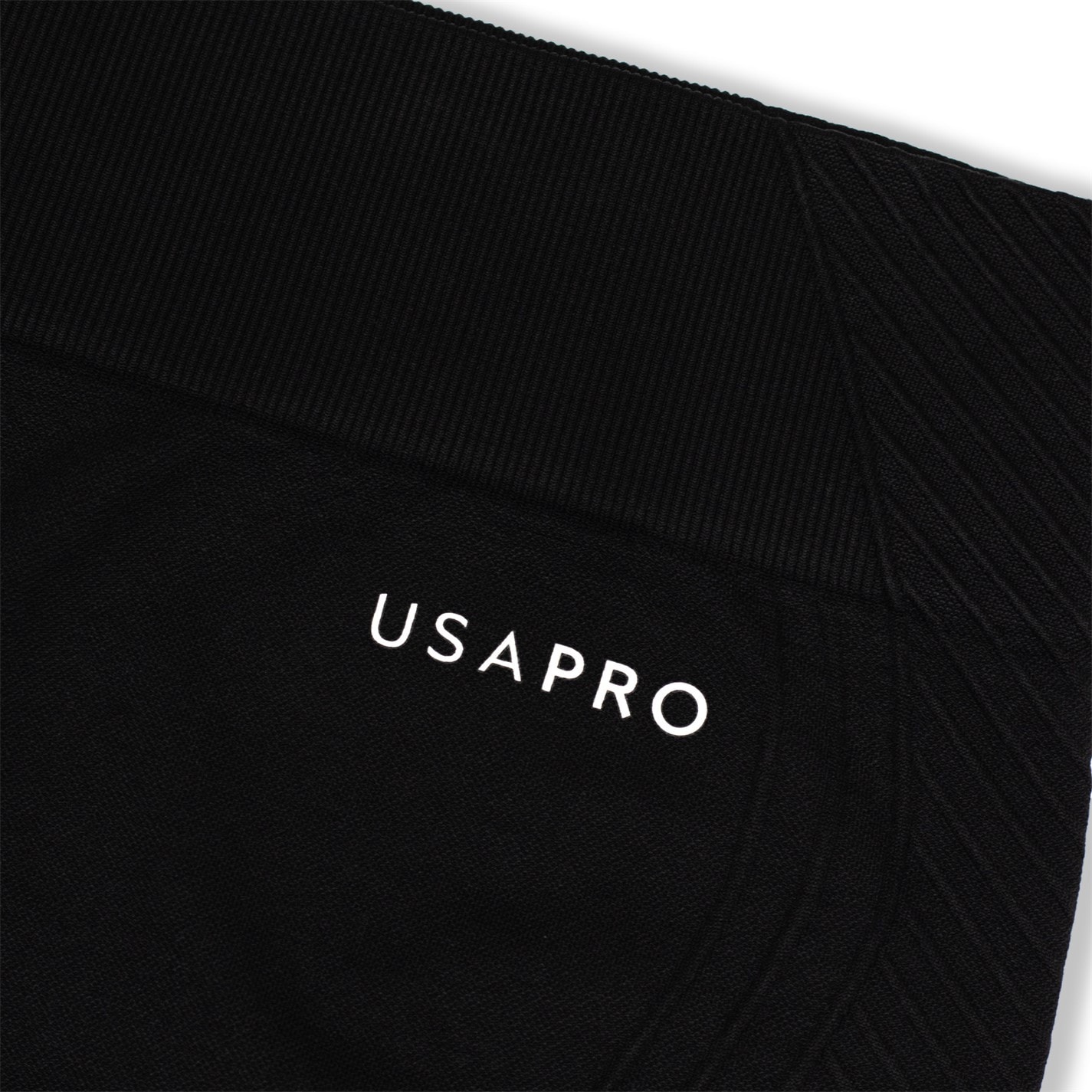 USA Pro Black 338048 Junior Seamless Short - 3