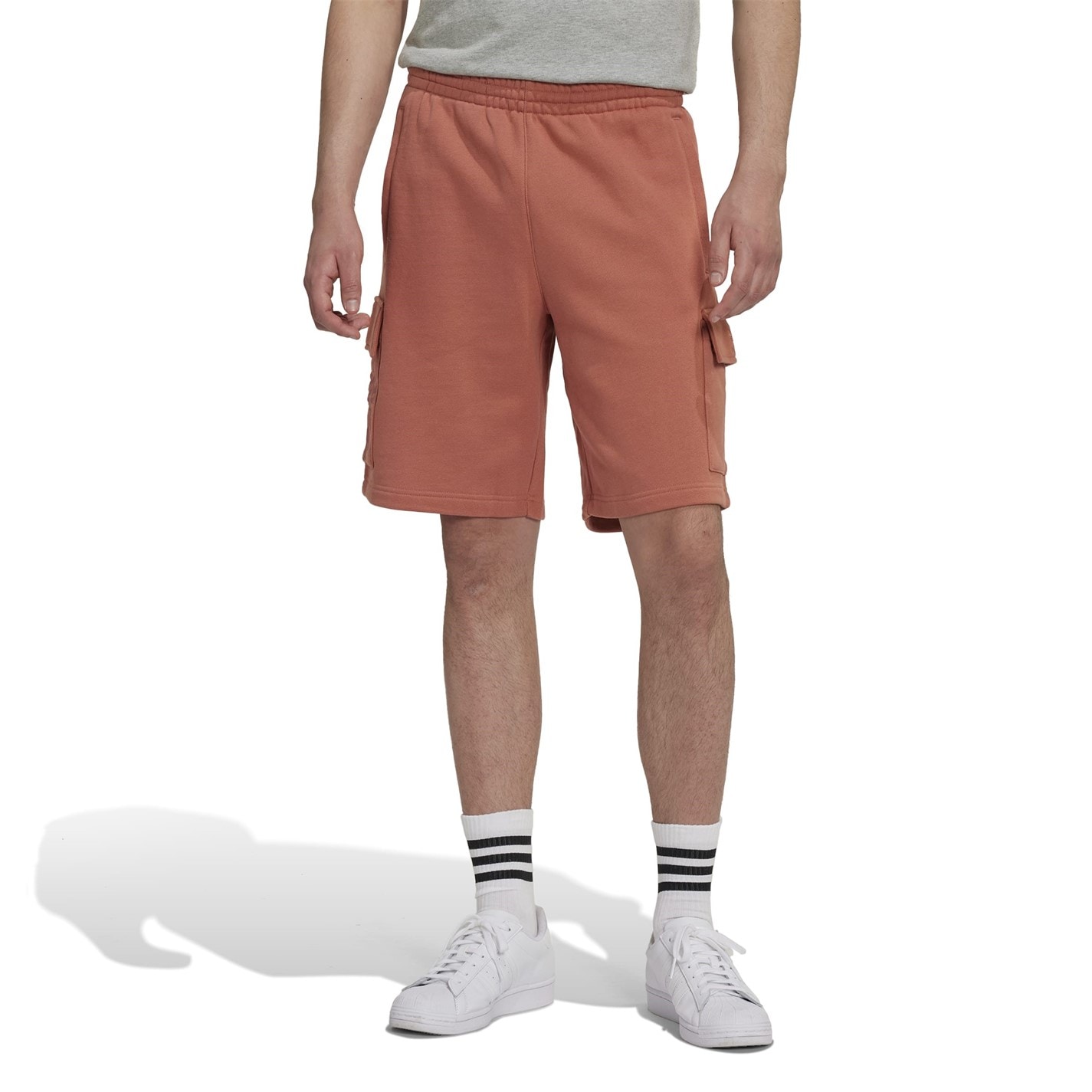 Kraťasy ADIDAS ORIGINALS Brown 5478142 Graphic Ozworld Cargo Shorts - 2