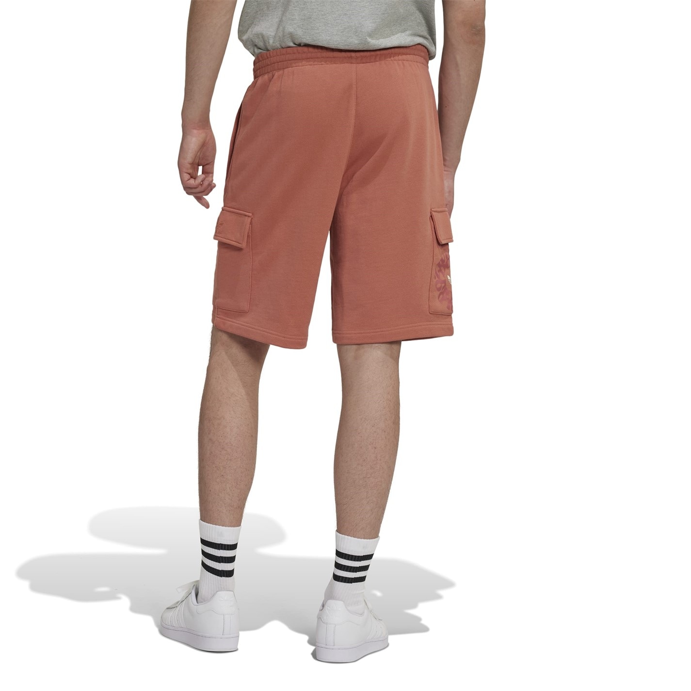 Kraťasy ADIDAS ORIGINALS Brown 5478142 Graphic Ozworld Cargo Shorts - 3