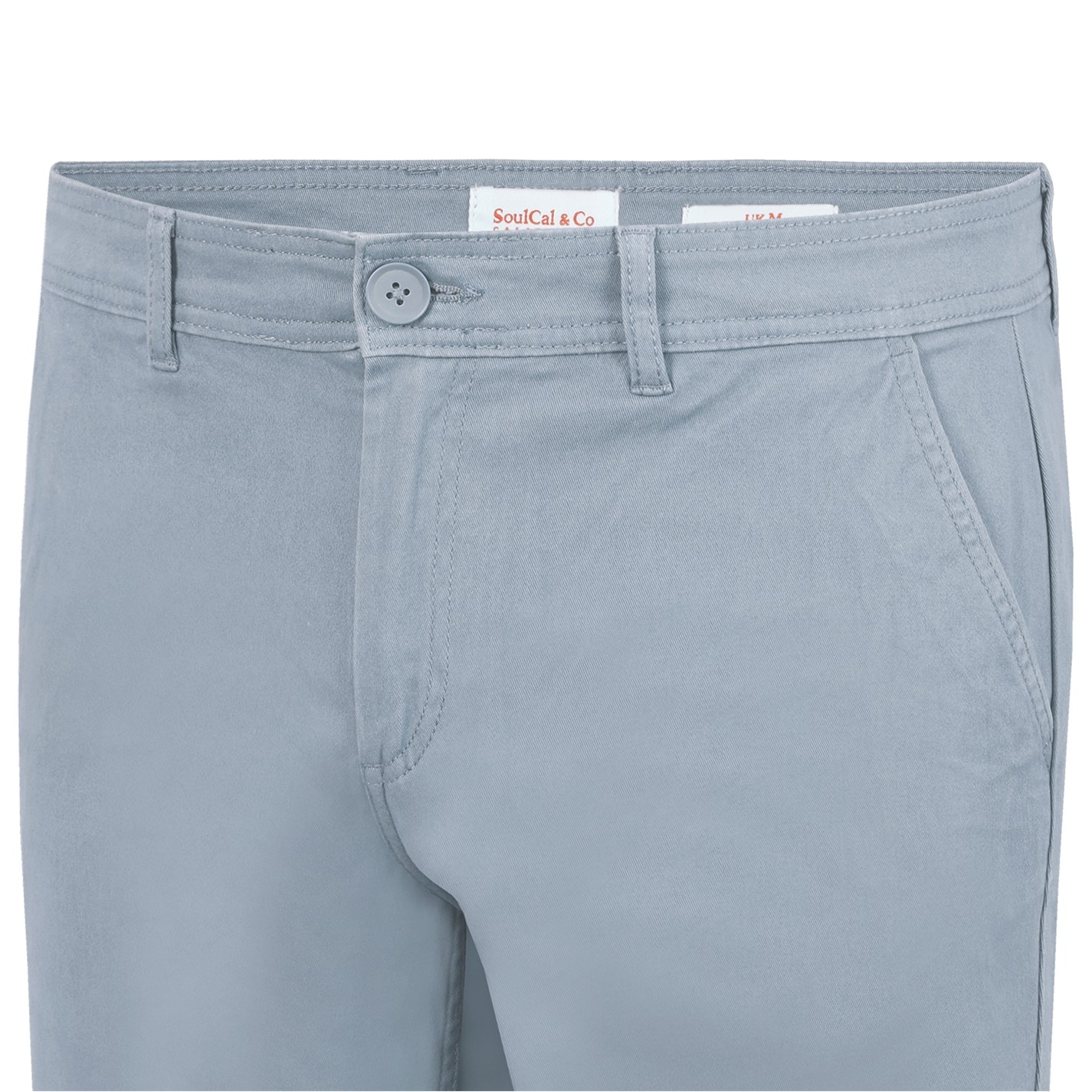 Kraťasy SoulCal Lt Grey 8103394 Chino Short Mens - 5