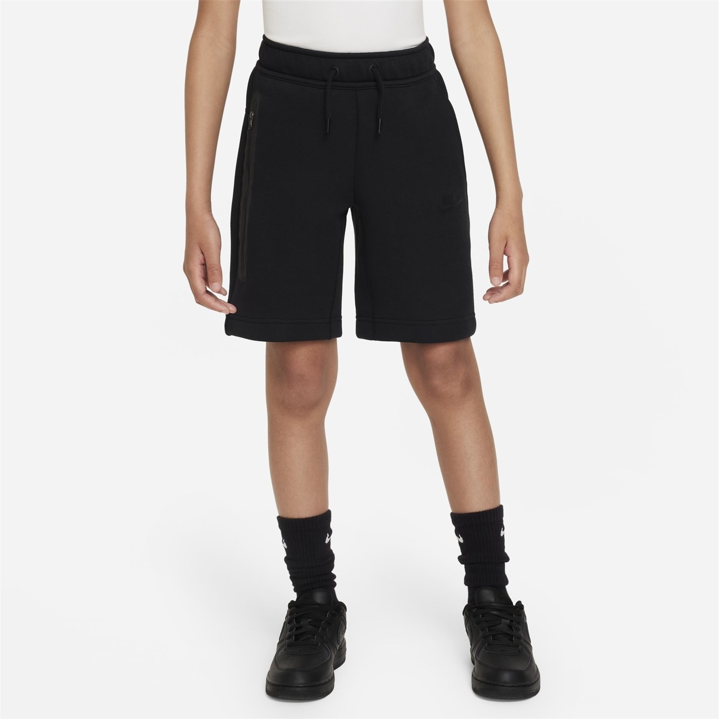 Nike Black 1713756 Tech Fleece Big Kids' (Boys') Shorts - 3