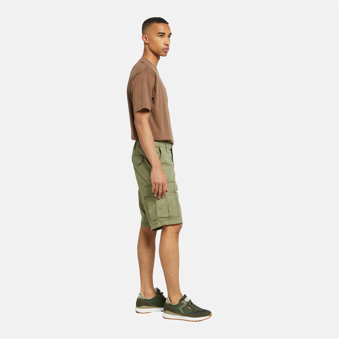 Kraťasy Levis Olive Night 3313216 Men's Carrier Meteorite Breathable Relaxed Fit Cargo Shorts - 2