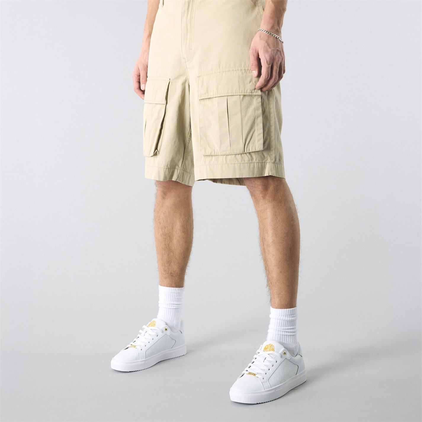 Kraťasy Pretty Green Sand 4104239 Men's Brentwood Cargo Shorts - 2