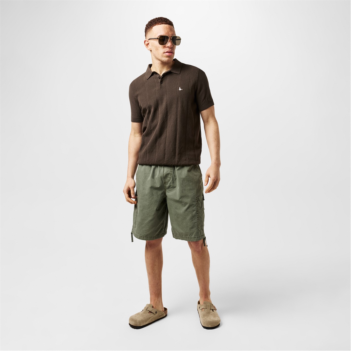 Kraťasy Jack Wills Smokey Olive 6552027 Men's Cargo Shorts - 6