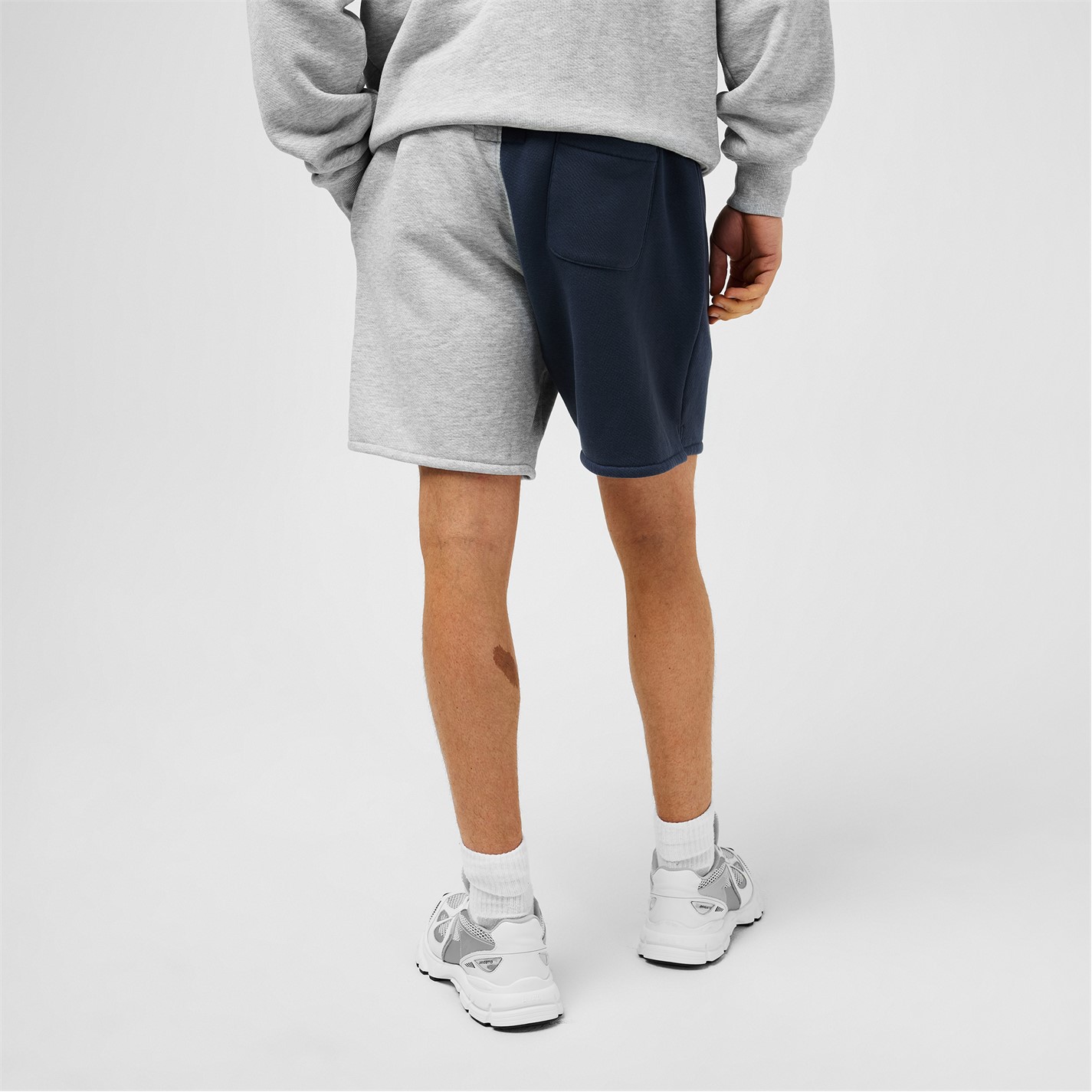 Kraťasy Jack Wills Night Sky 9953068 Men's JW Cut and Sew Fleece Jogger Shorts - 2