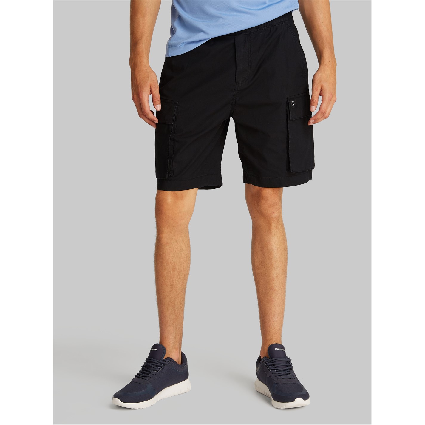 Kraťasy Calvin Klein Jeans Ck Black 1295074 WASHED CARGO SHORT - 1