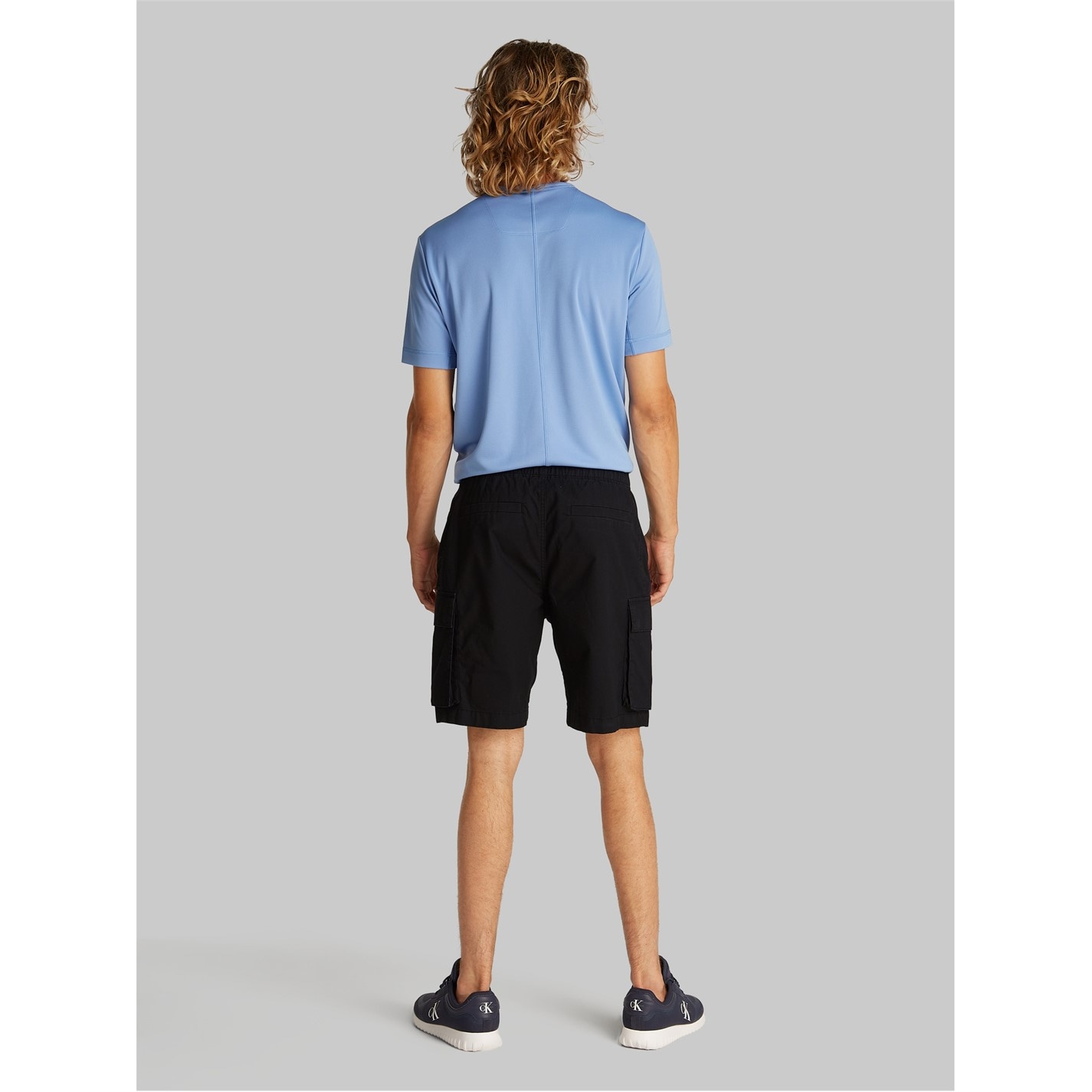 Kraťasy Calvin Klein Jeans Ck Black 1295074 WASHED CARGO SHORT - 3