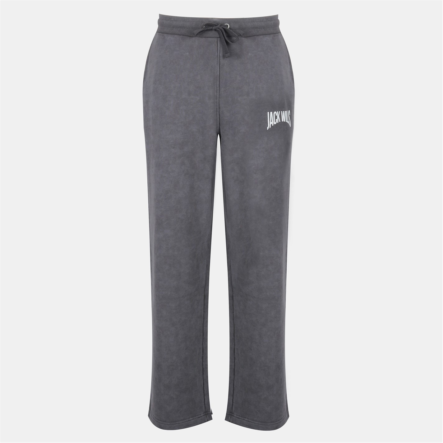 Tepláky Jack Wills Forged Iron 1590237 Men's Graphic Cotton Open Hem Fleece Joggers - 1