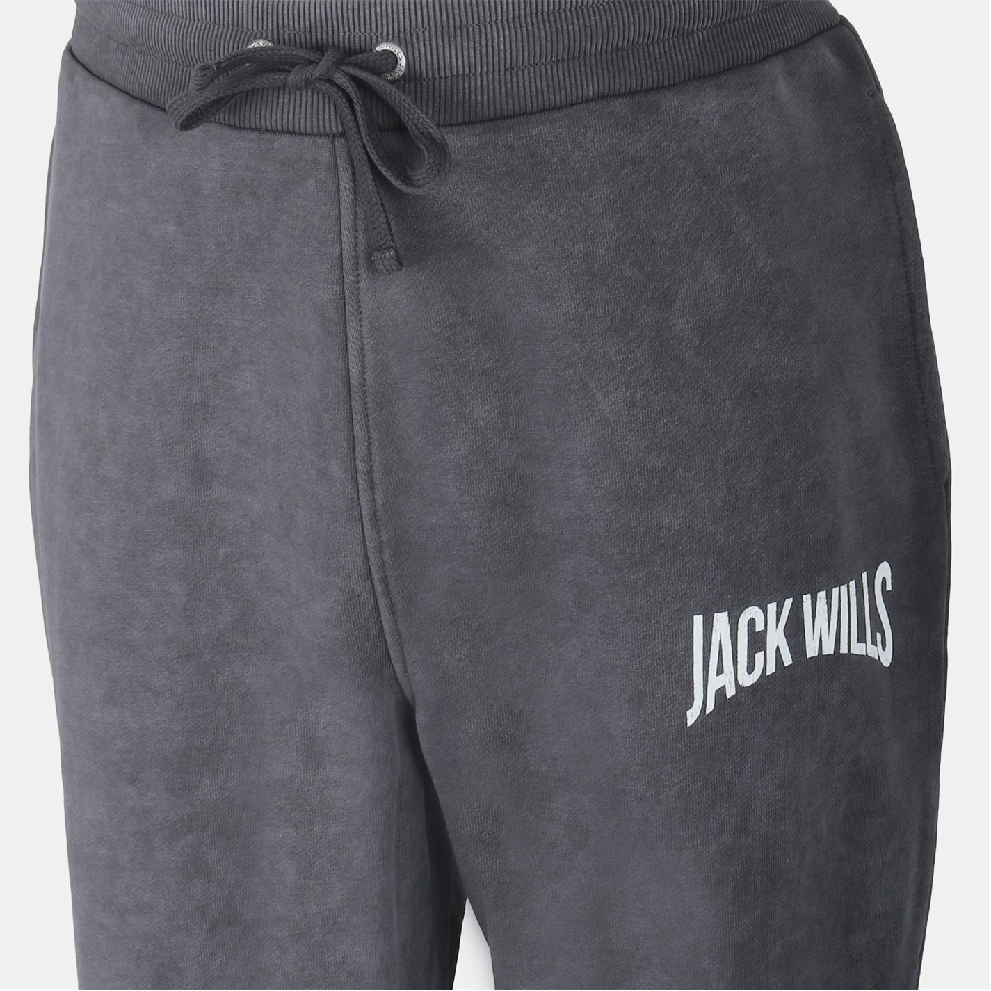 Tepláky Jack Wills Forged Iron 1590237 Men's Graphic Cotton Open Hem Fleece Joggers - 4