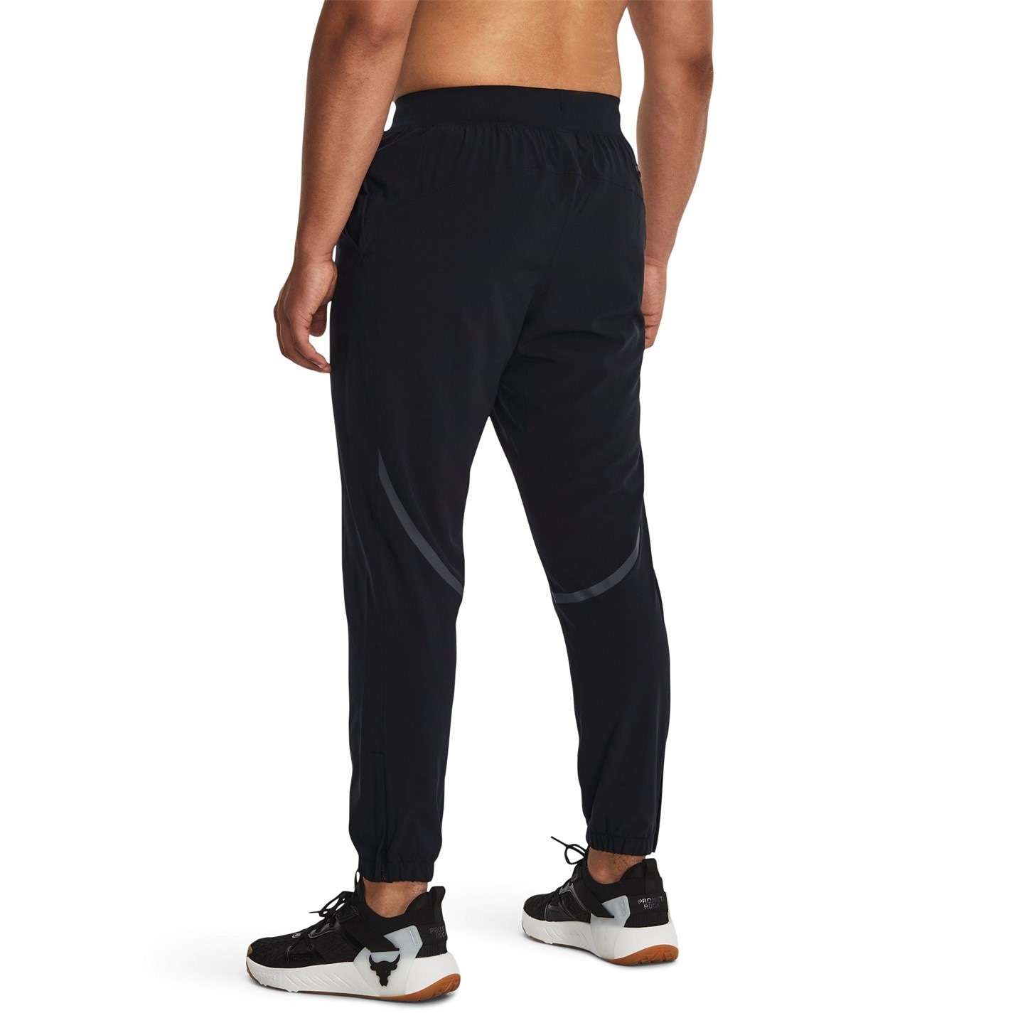 Tepláky Under Armour Black 1097110 Men's Rock Unstoppable Closed Hem Jersey Jogger - 3
