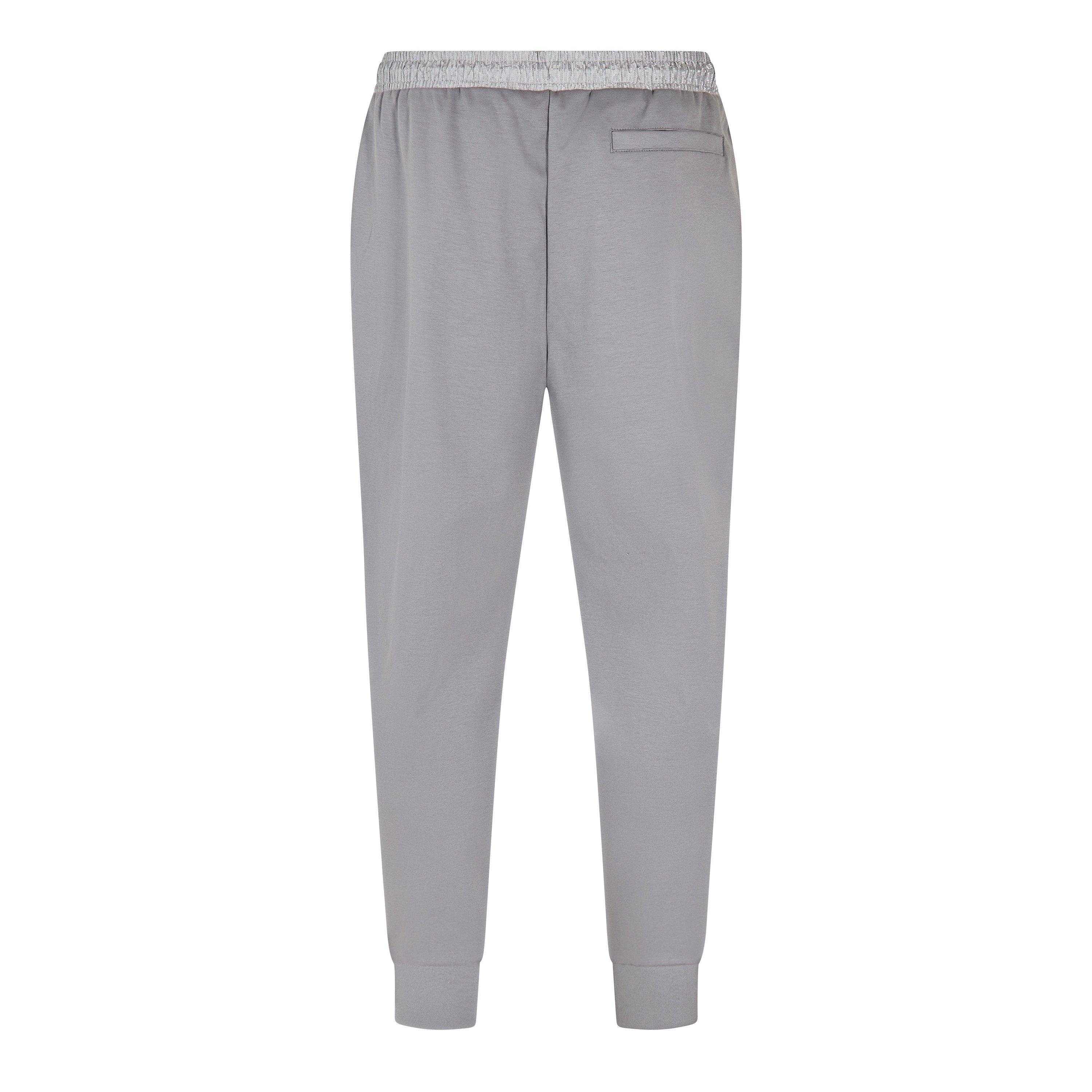 Tepláky Boss Medium Grey 3496684 Men's Hadiko Mirror Closed Hem Jersey Joggers - 2