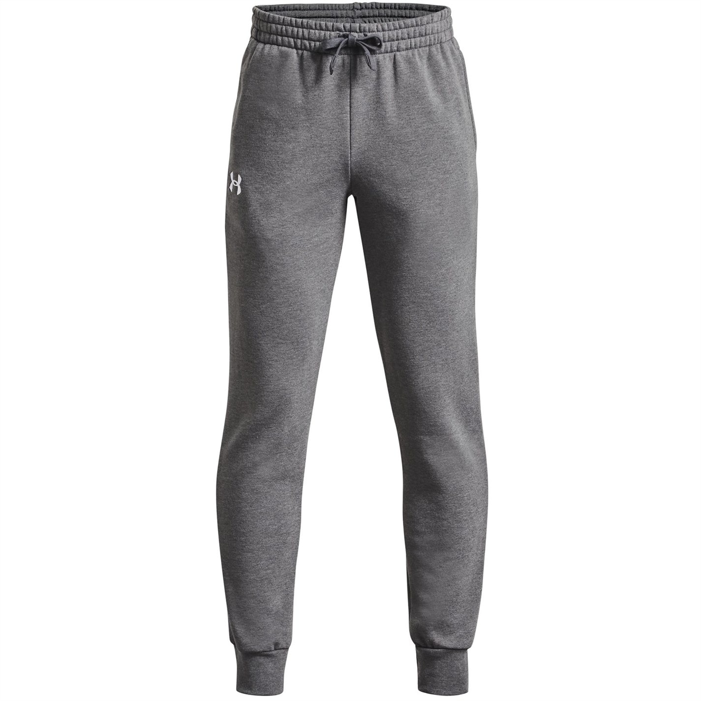 Under Armour Mod Gray Light Heather 2175218 Under Logo Fleece Jogging Pants Junior Boys - 1