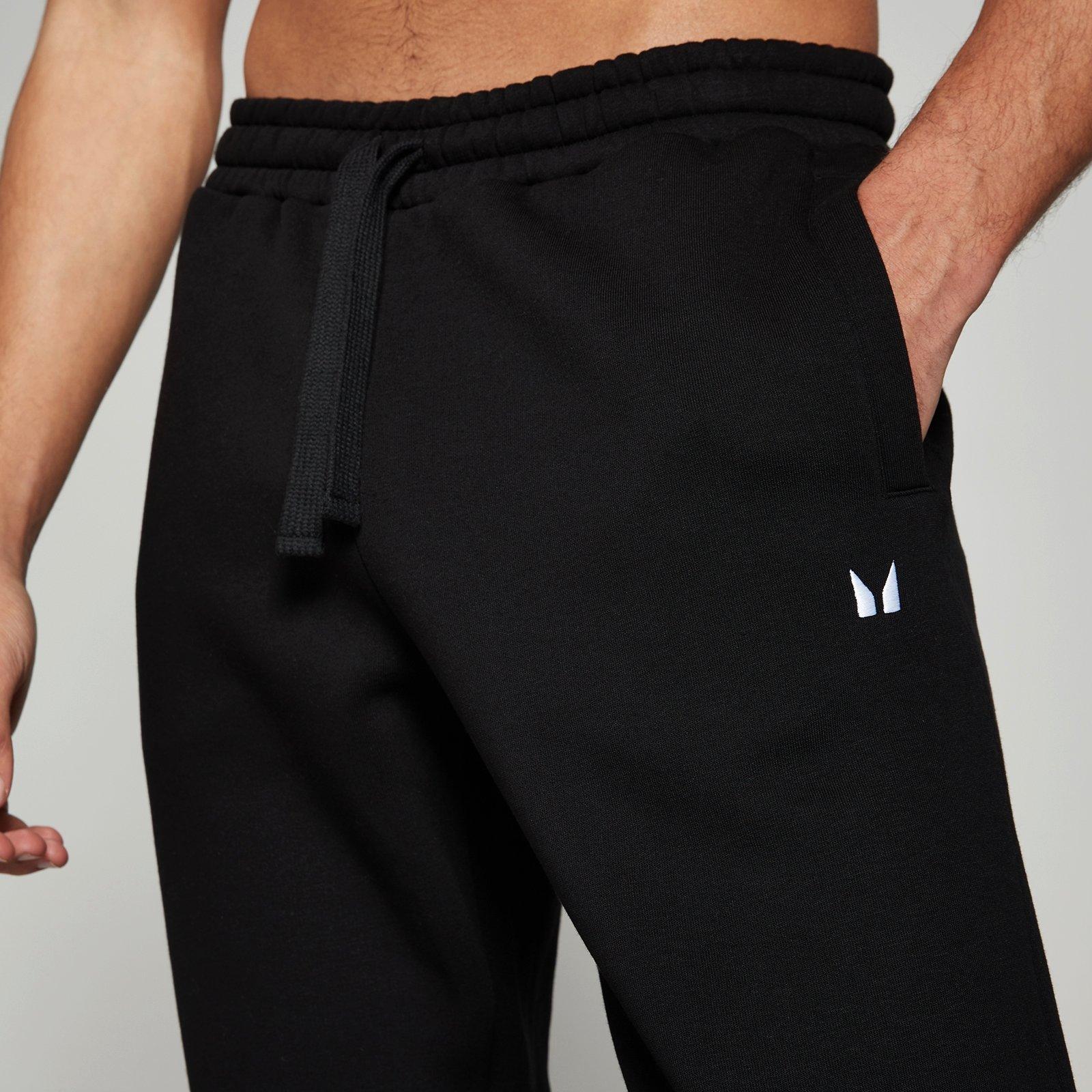 Tepláky MyProtein Black 2383459 Men's Cuff Fleece Joggers - 4
