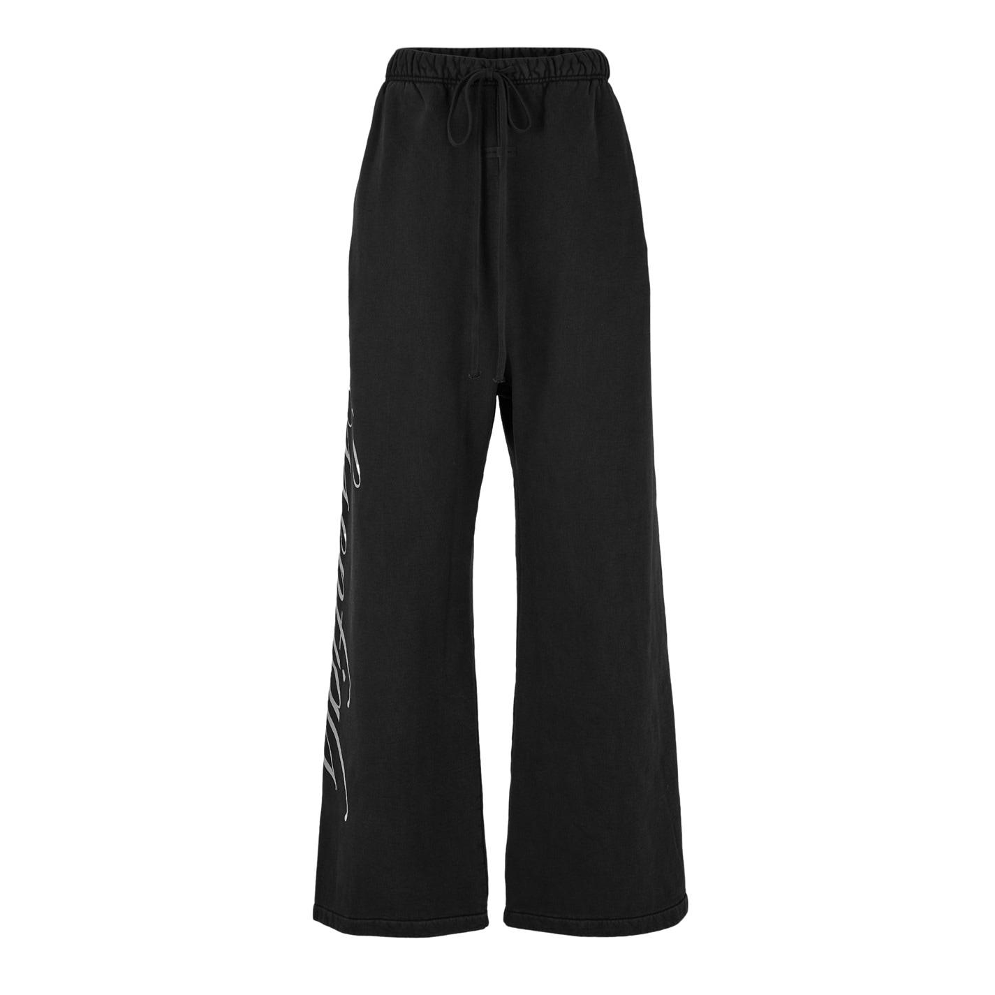 Tepláky FEAR OF GOD ESSENTIALS Vintage Black 7033237 Men's Open Hem Fleece Jogging Bottoms - 1