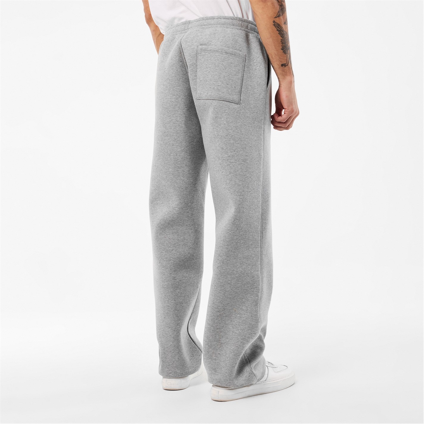 Tepláky DAILY PAPER Grey Melange 7778246 Men's Mono Rib Open Hem Fleece Joggers - 4