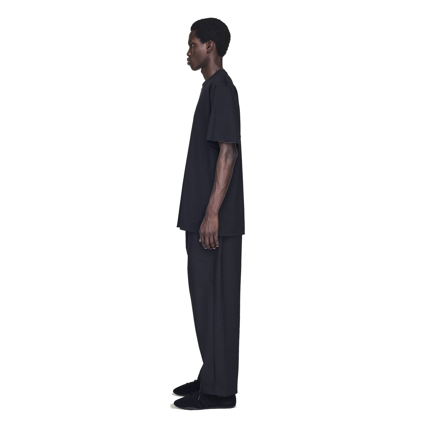 Tepláky Y3 Black 1471048 Men's Open Cuff Soft Fabric Joggers - 7
