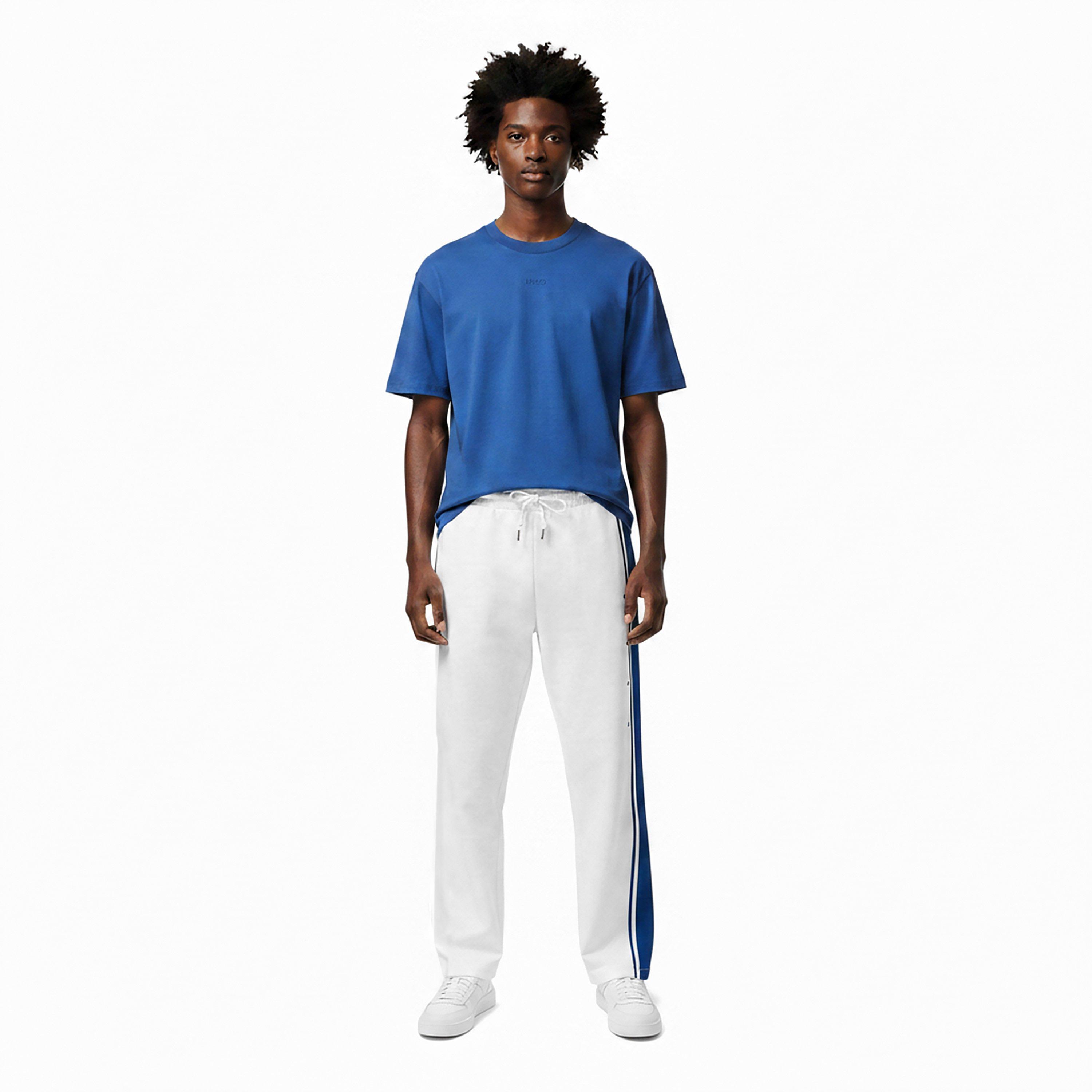 Tepláky Hugo White 100 1821882 Men's Open Hem Fleece Joggers - 6