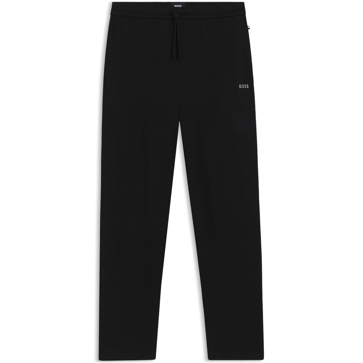 Tepláky Boss Black 001 8496840 Men's Waffle Open Hem Fleece Joggers - 1
