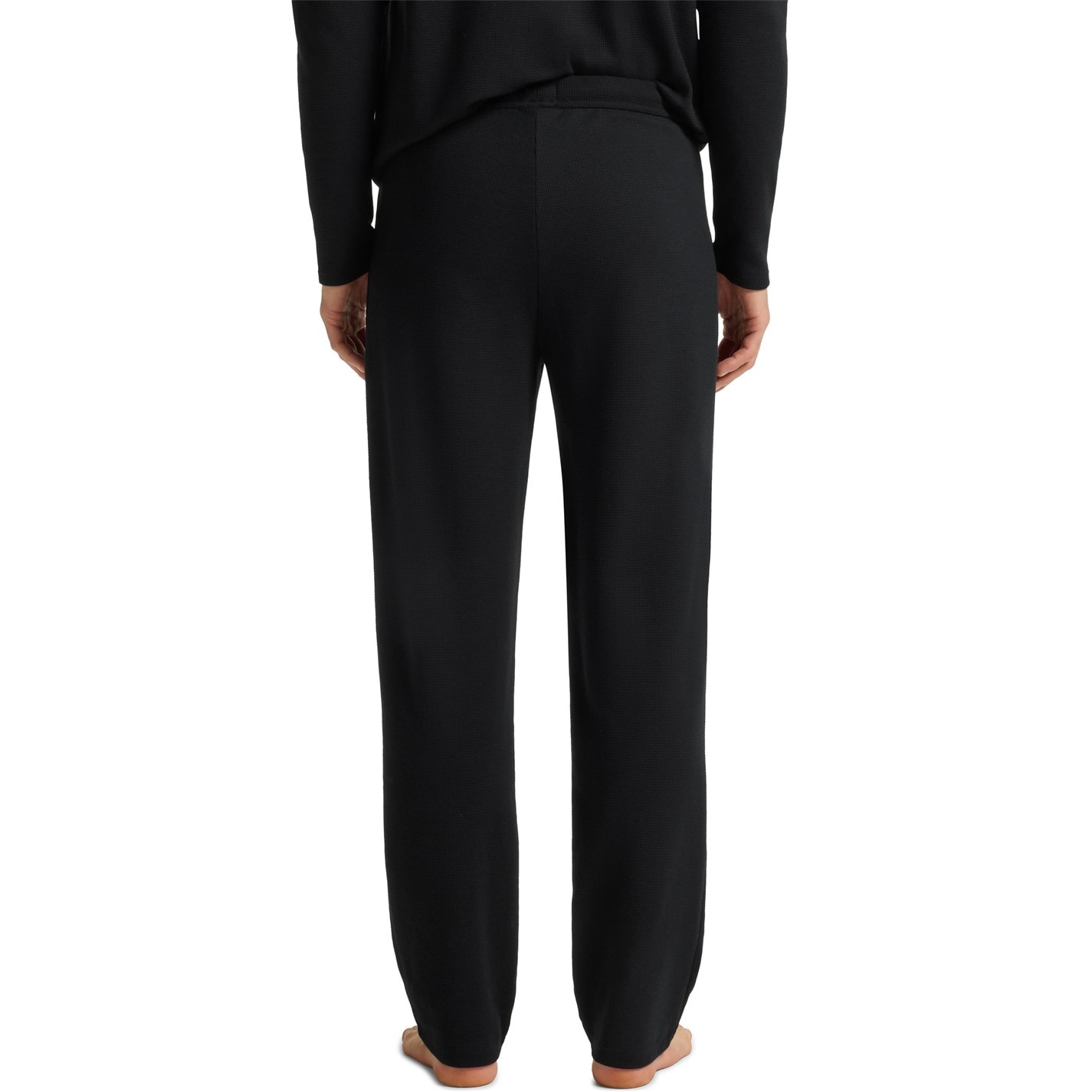 Tepláky Boss Black 001 8496840 Men's Waffle Open Hem Fleece Joggers - 3