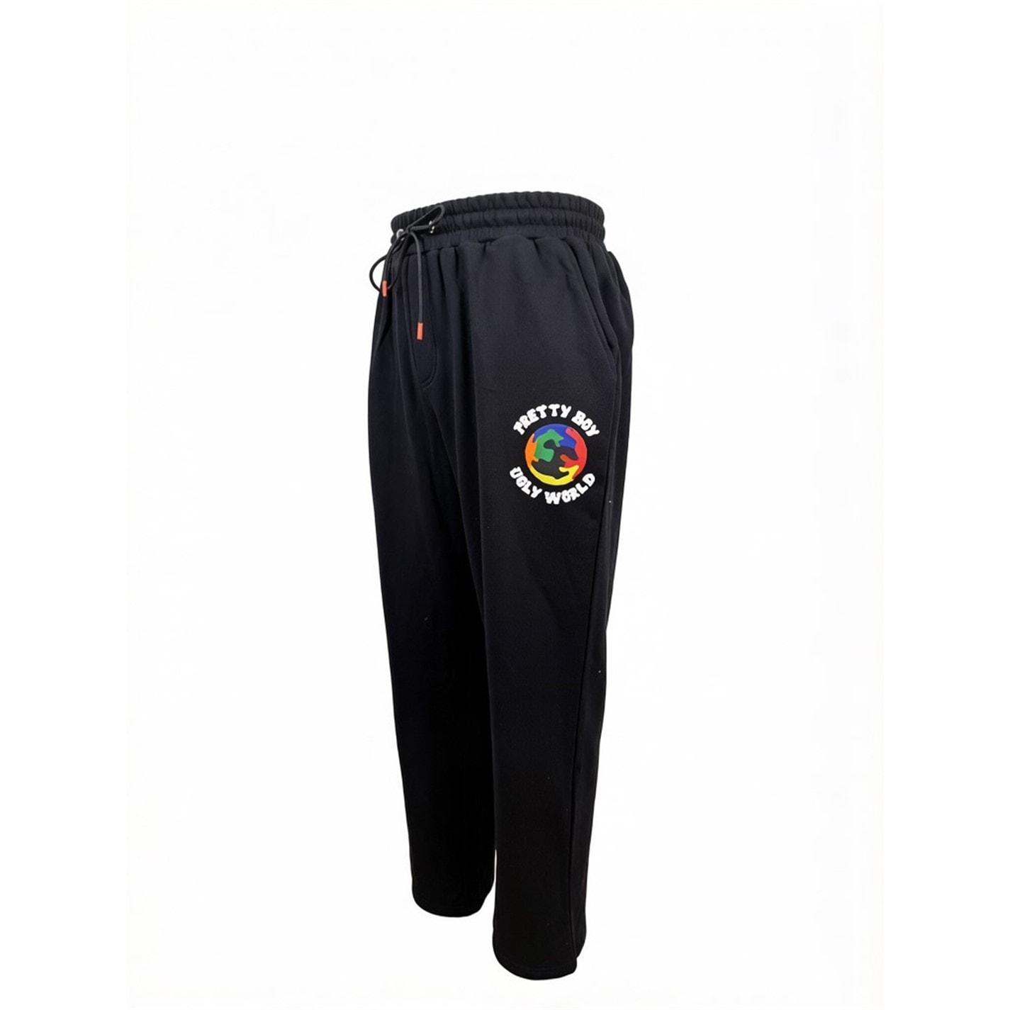 Tepláky PRETTY BOY UGLY WORLD Black 8575341 The Pretty Boy Ugly World Open Hem Fleece Joggers Mens - 2