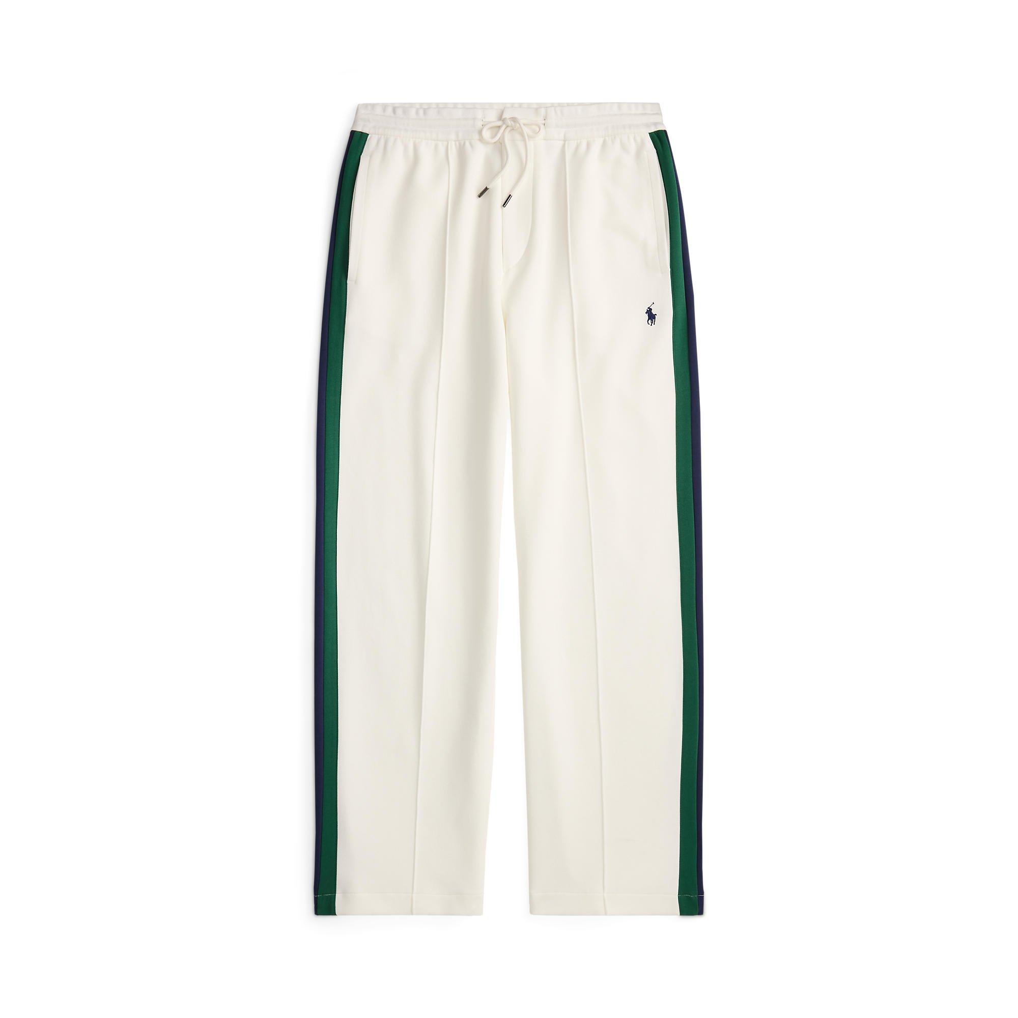 Tepláky POLO RALPH LAUREN White 2311480 Men's Open Hem Fleece Joggers - 1