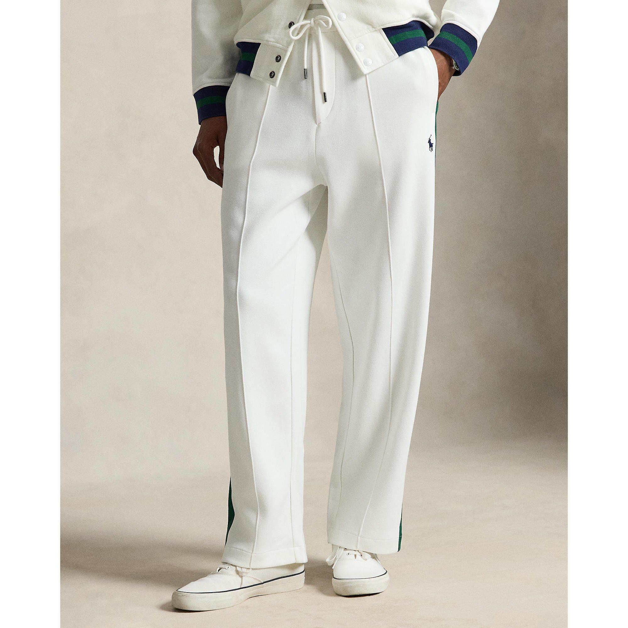 Tepláky POLO RALPH LAUREN White 2311480 Men's Open Hem Fleece Joggers - 2
