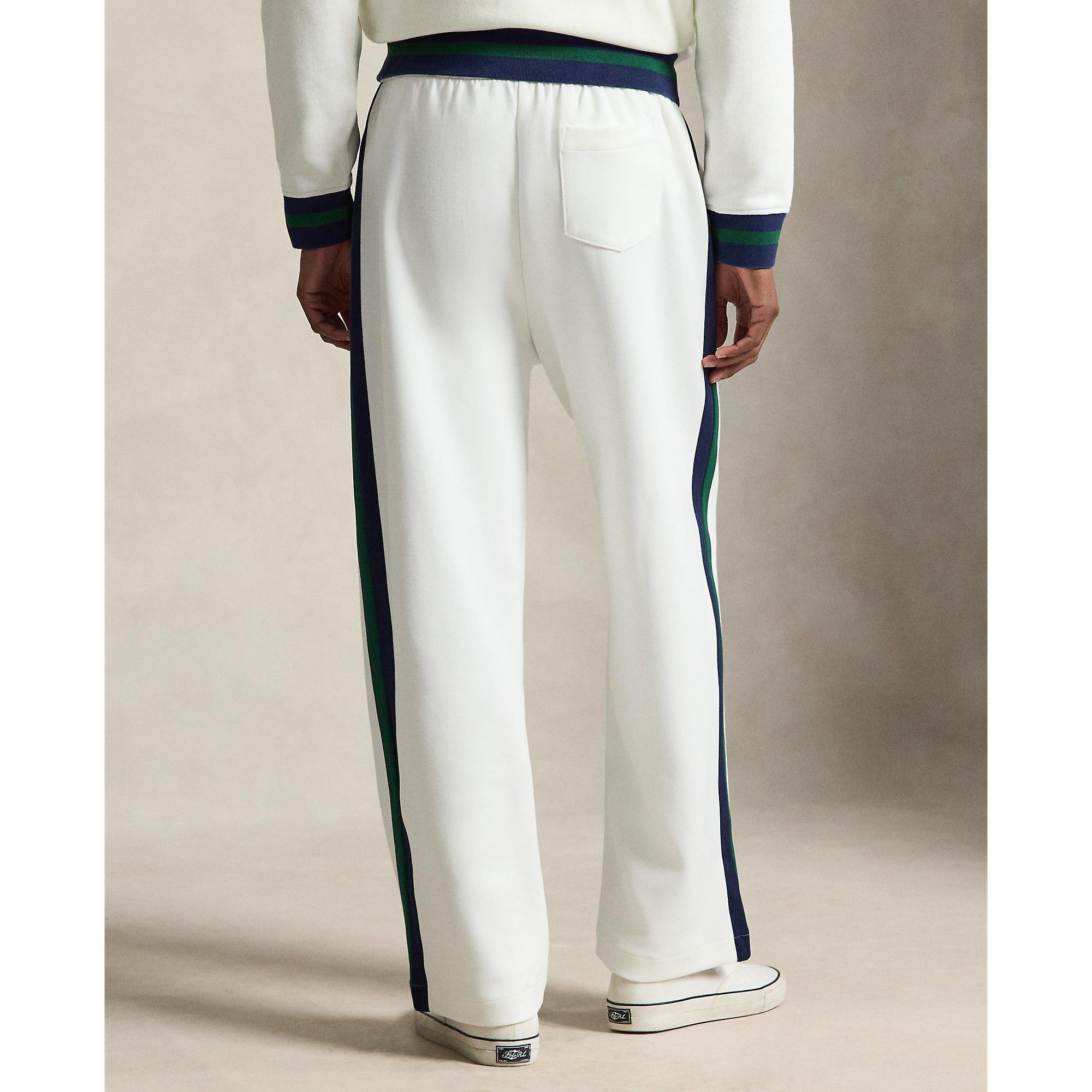 Tepláky POLO RALPH LAUREN White 2311480 Men's Open Hem Fleece Joggers - 3