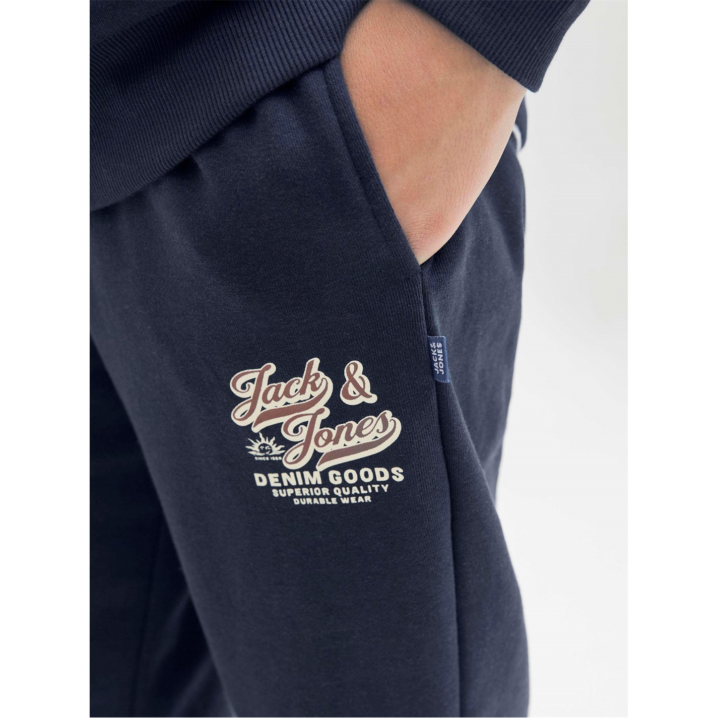 Jack and Jones Sky Captain 978413 Colour Logo Joggers Junior Boys - 5