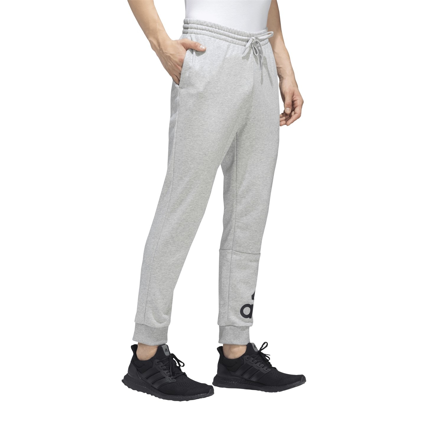 Tepláky adidas WlGrey 4837402 Men's Closed Hem Jersey Joggers - 7