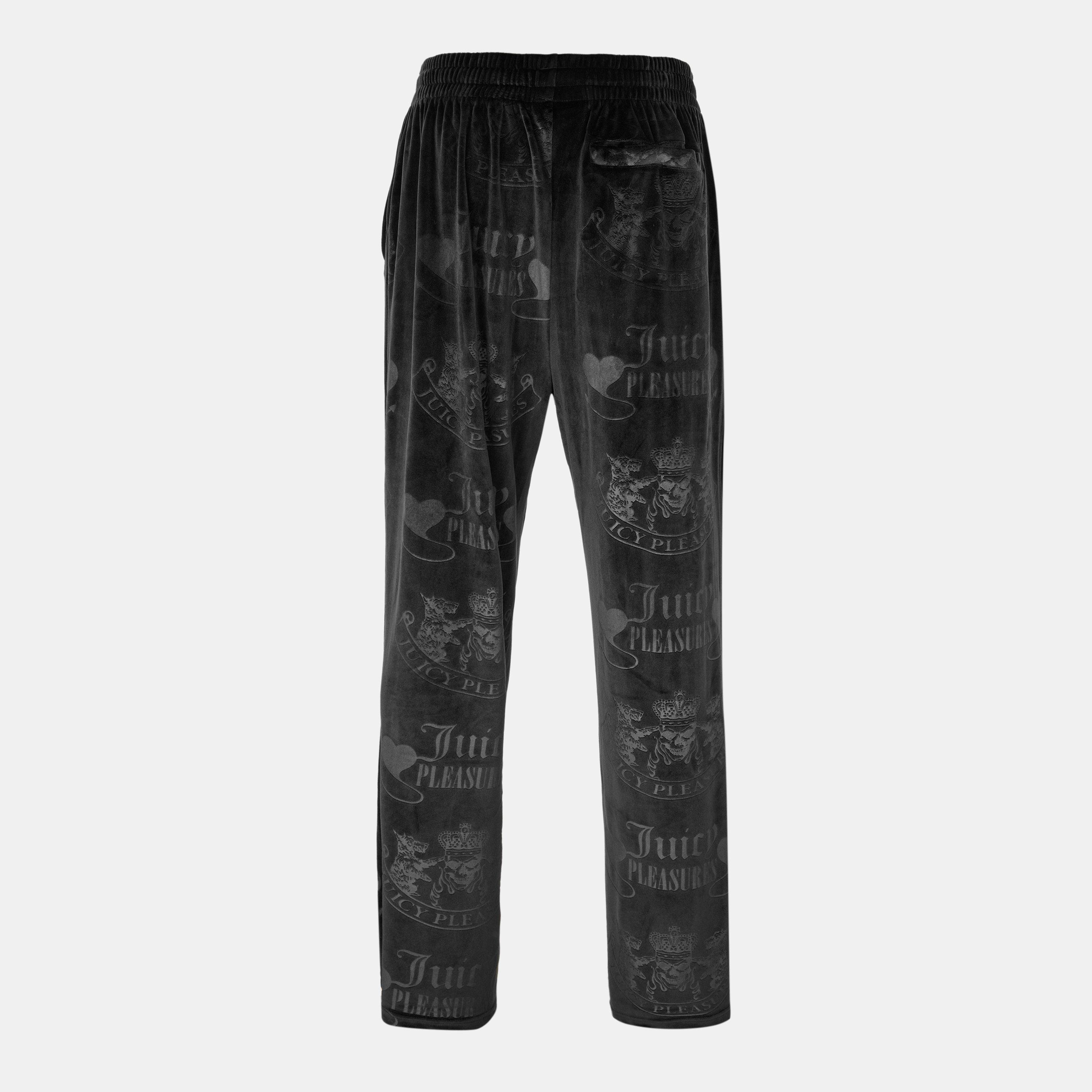 Tepláky Pleasures Black 257094 X Juicy Couture Crest Velour Track Pants - 2