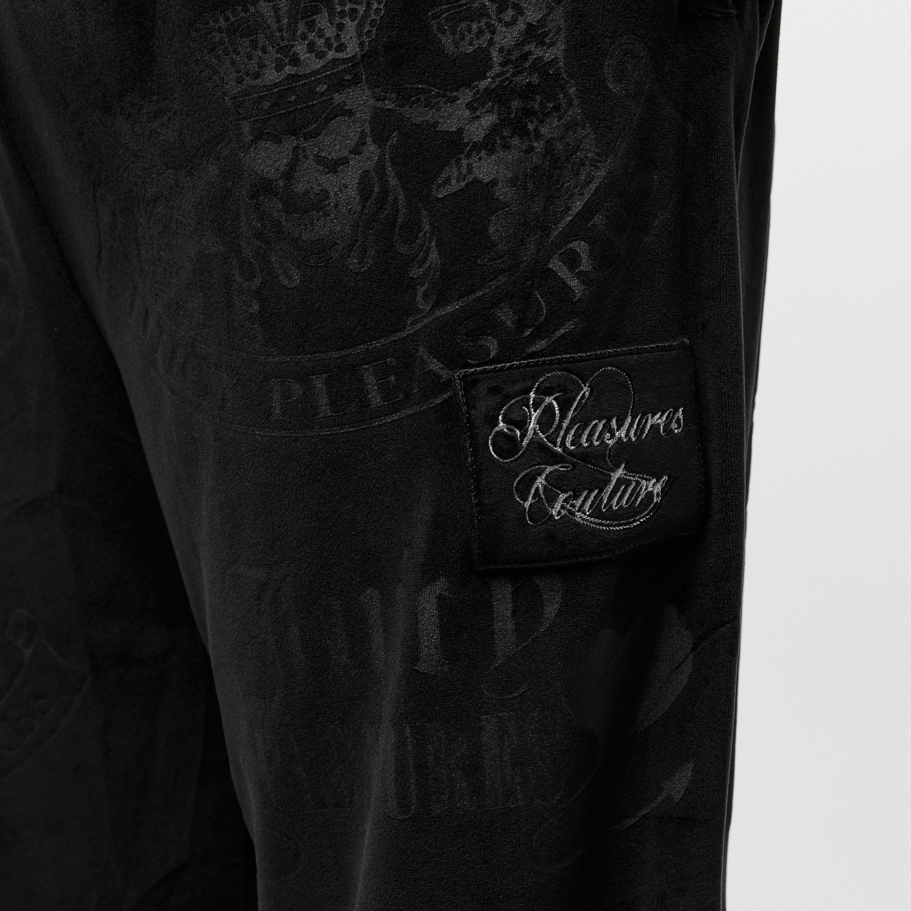 Tepláky Pleasures Black 257094 X Juicy Couture Crest Velour Track Pants - 5