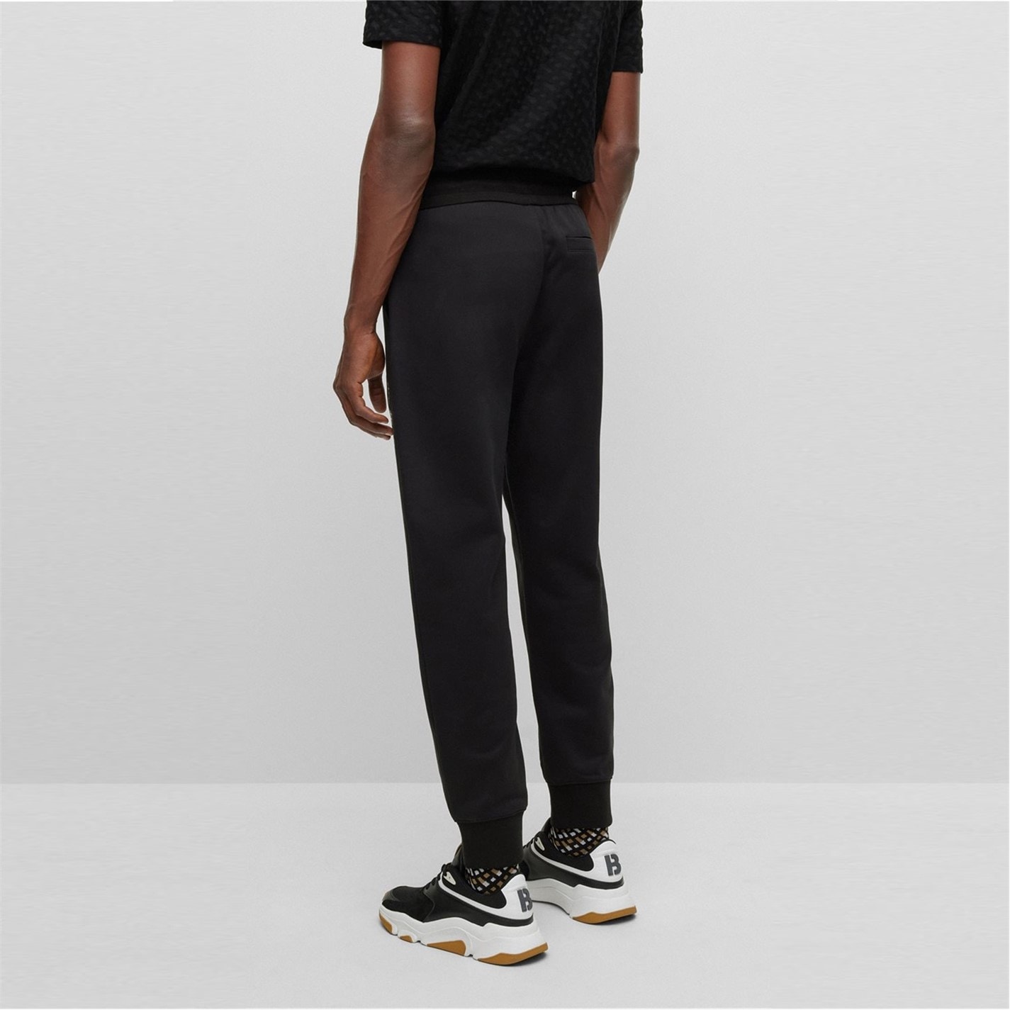 Tepláky Boss Black 680307 Men's Closed Hem Jersey Joggers - 3