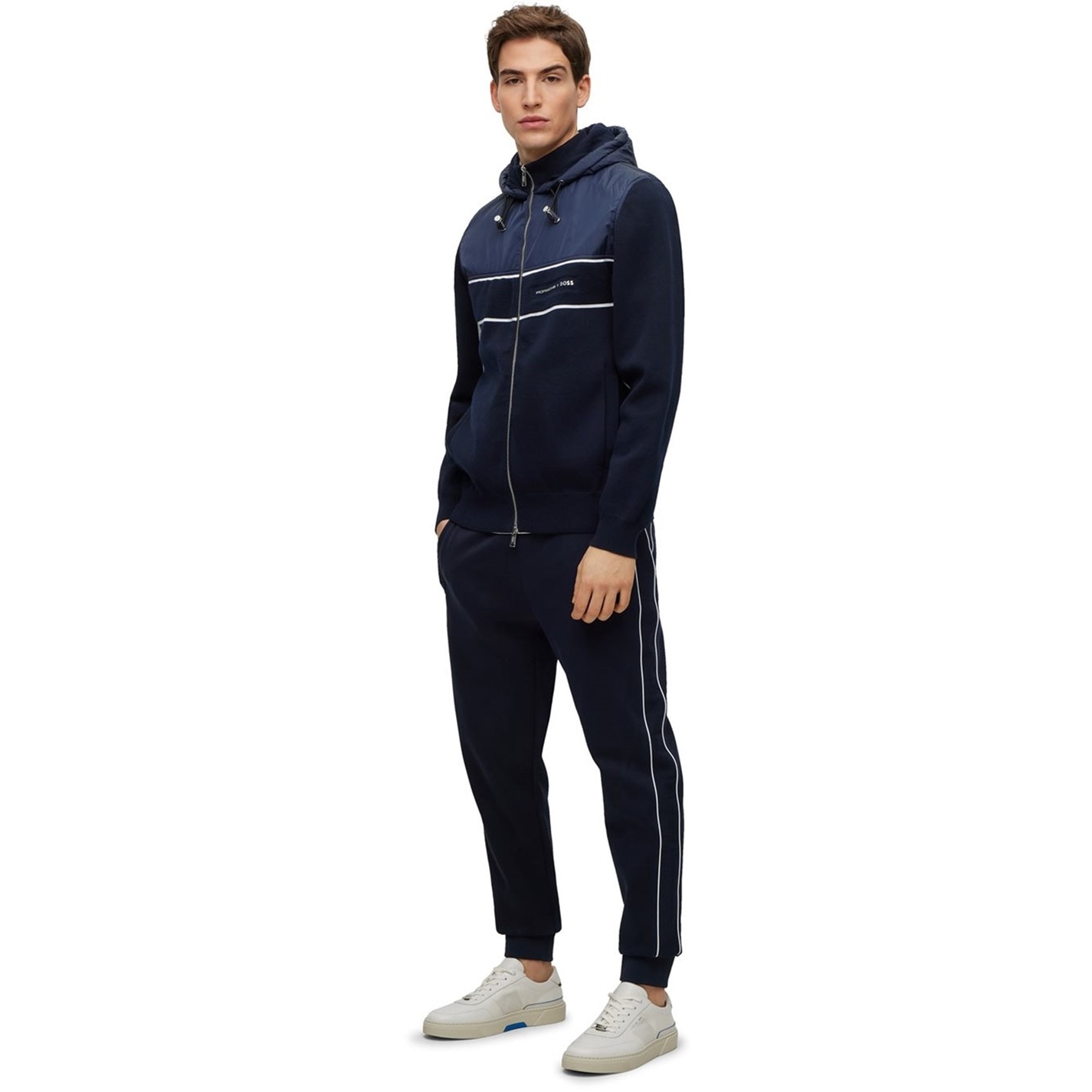 Tepláky Boss Dark Blue 820301 Men's Lamont 260 Ps Closed Hem Jogging Bottoms - 5