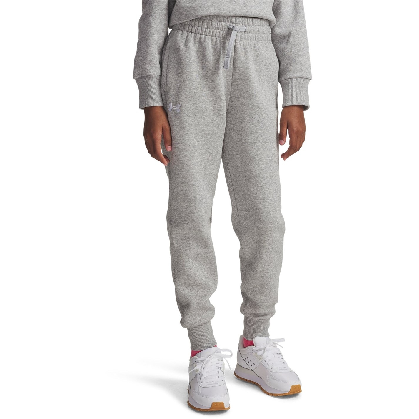 Under Armour Gray 2800123 Ua Rival Fleece Joggers Tracksuit Bottom Girls - 3