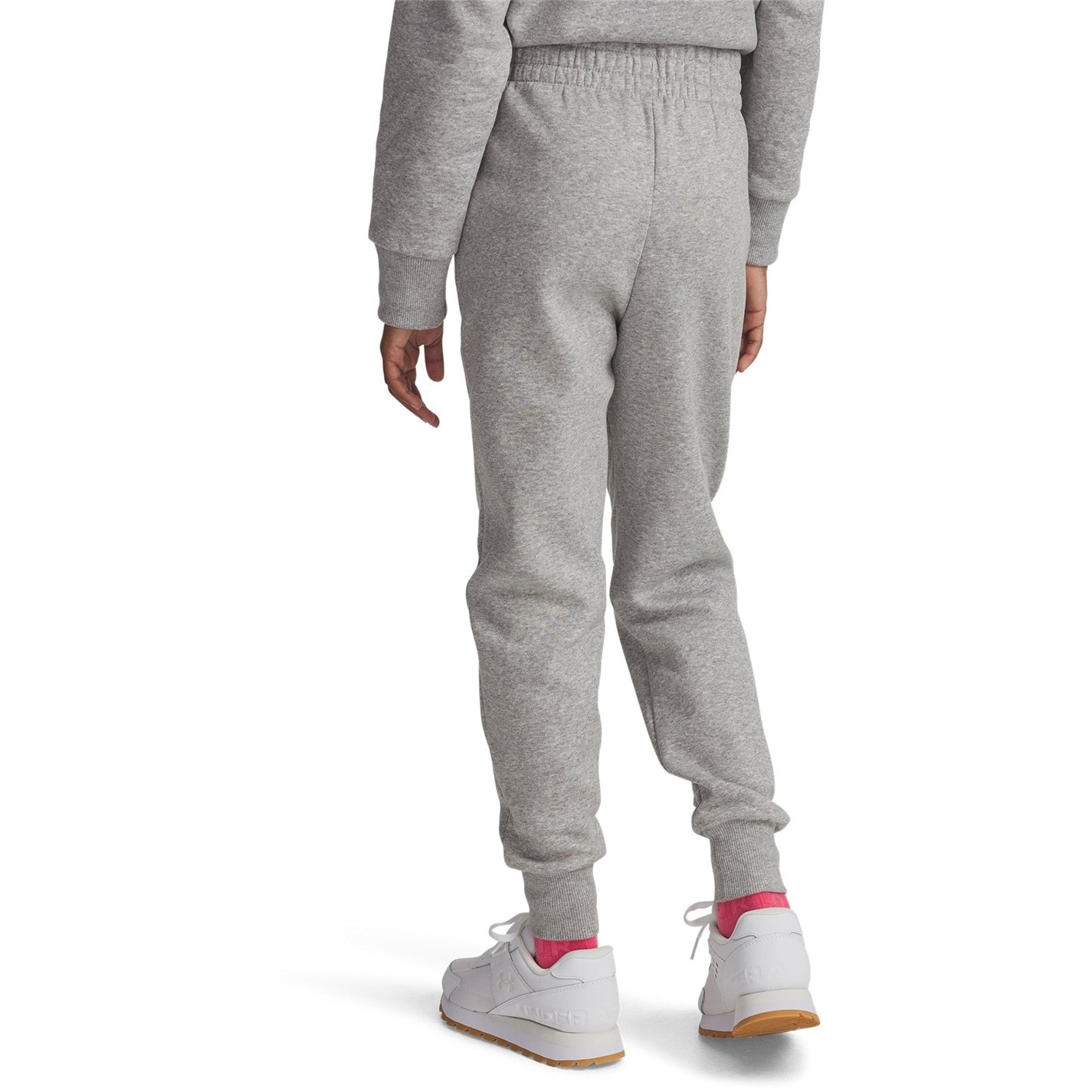 Under Armour Gray 2800123 Ua Rival Fleece Joggers Tracksuit Bottom Girls - 4