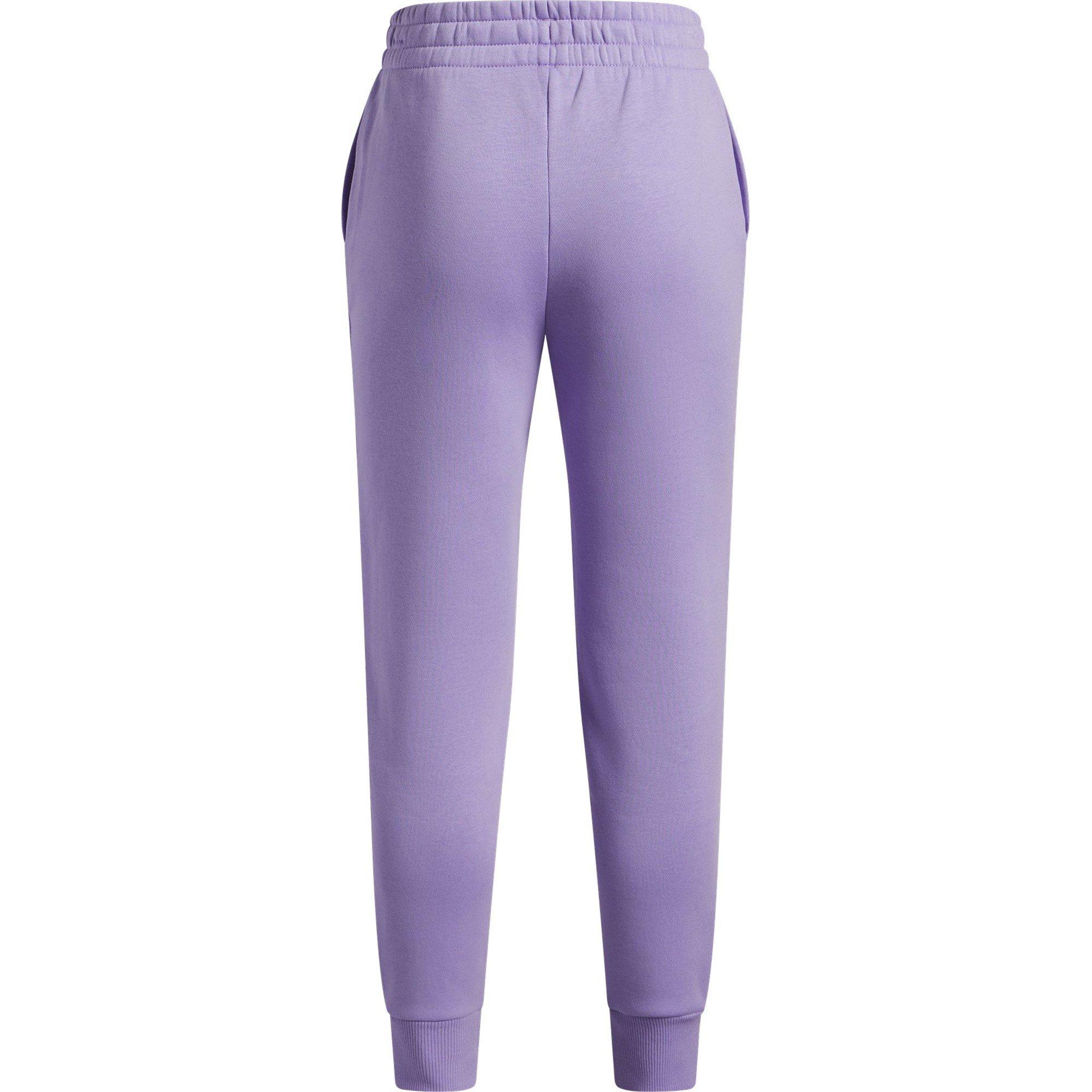 Under Armour Purple 7737809 Ua Rival Fleece Joggers Tracksuit Bottom Girls - 2