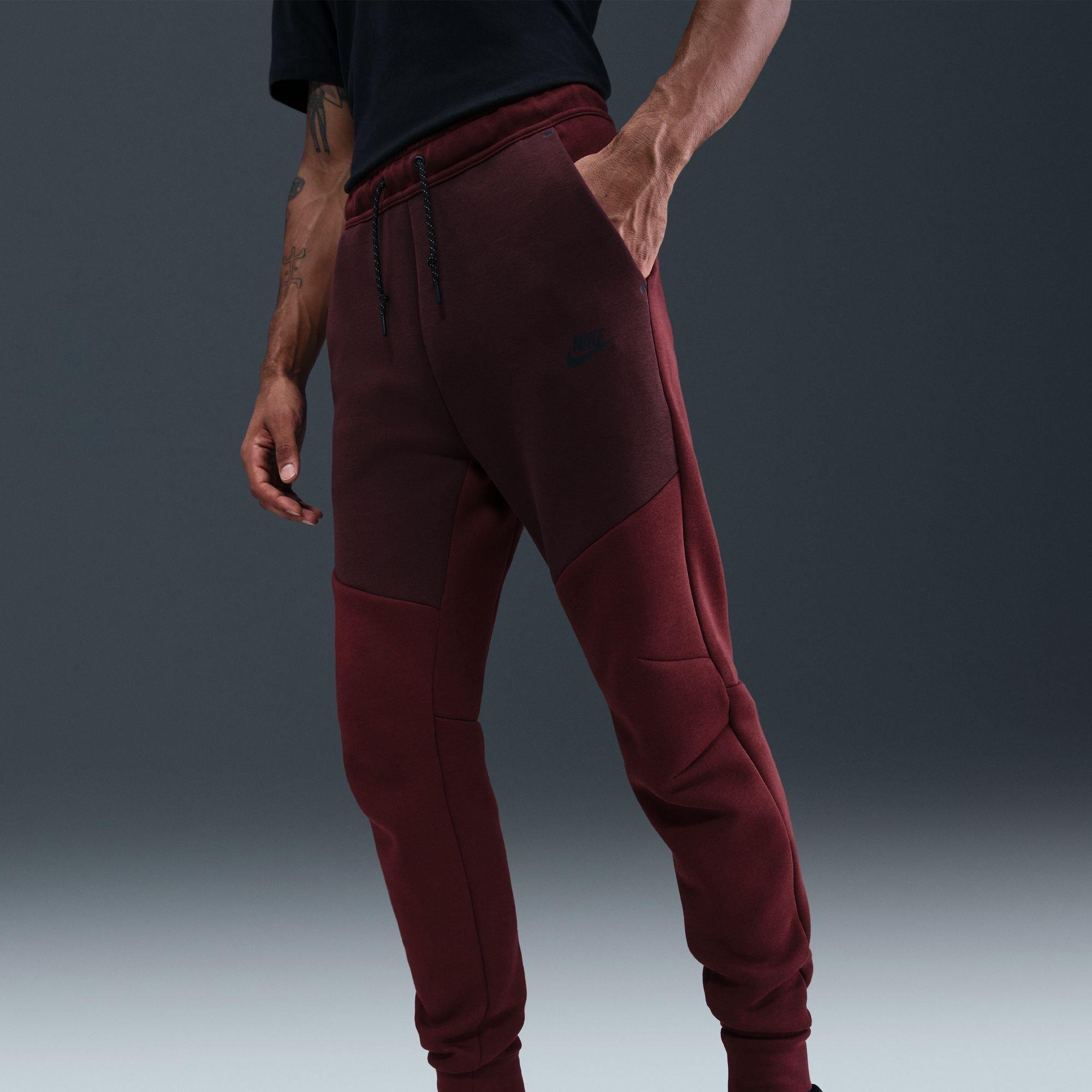 Tepláky Nike Red/Black 6926208 Men's Tech Fleece Jogging Bottoms - 12