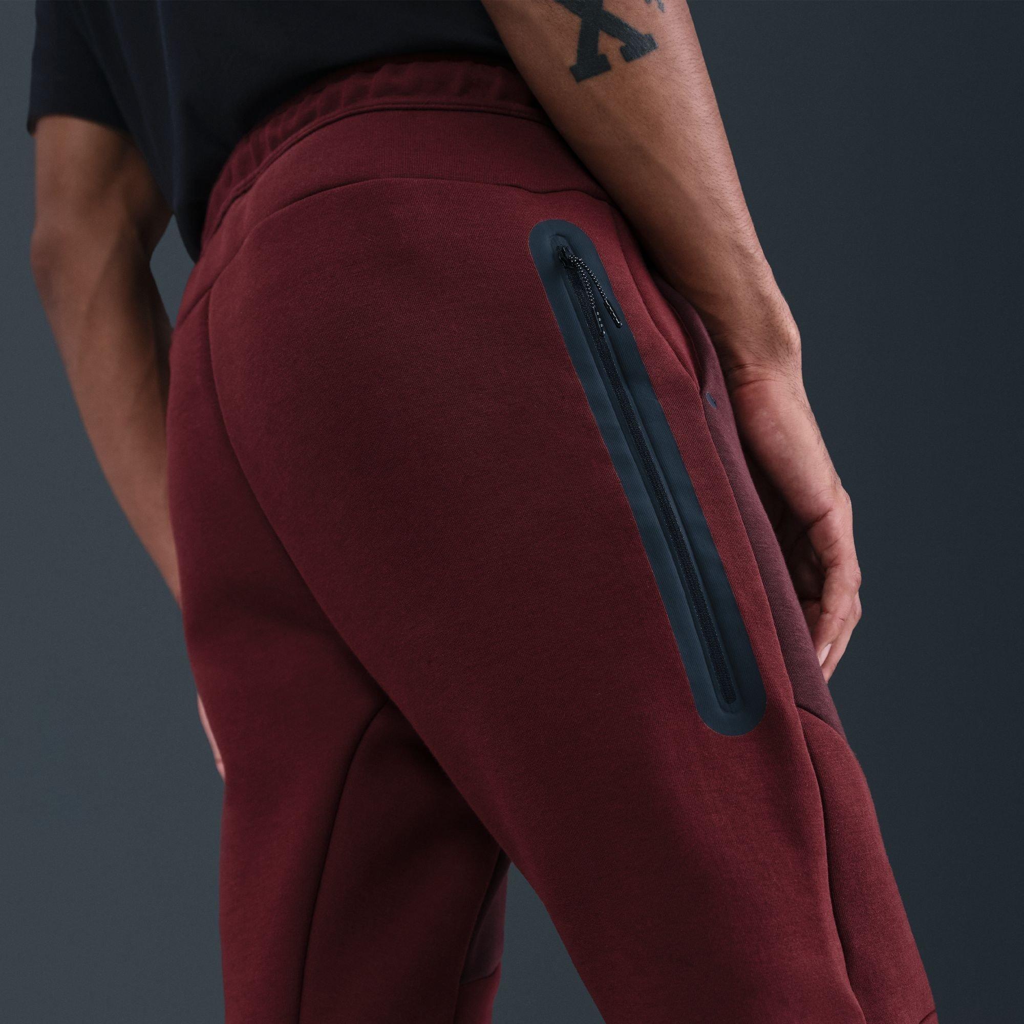 Tepláky Nike Red/Black 6926208 Men's Tech Fleece Jogging Bottoms - 14